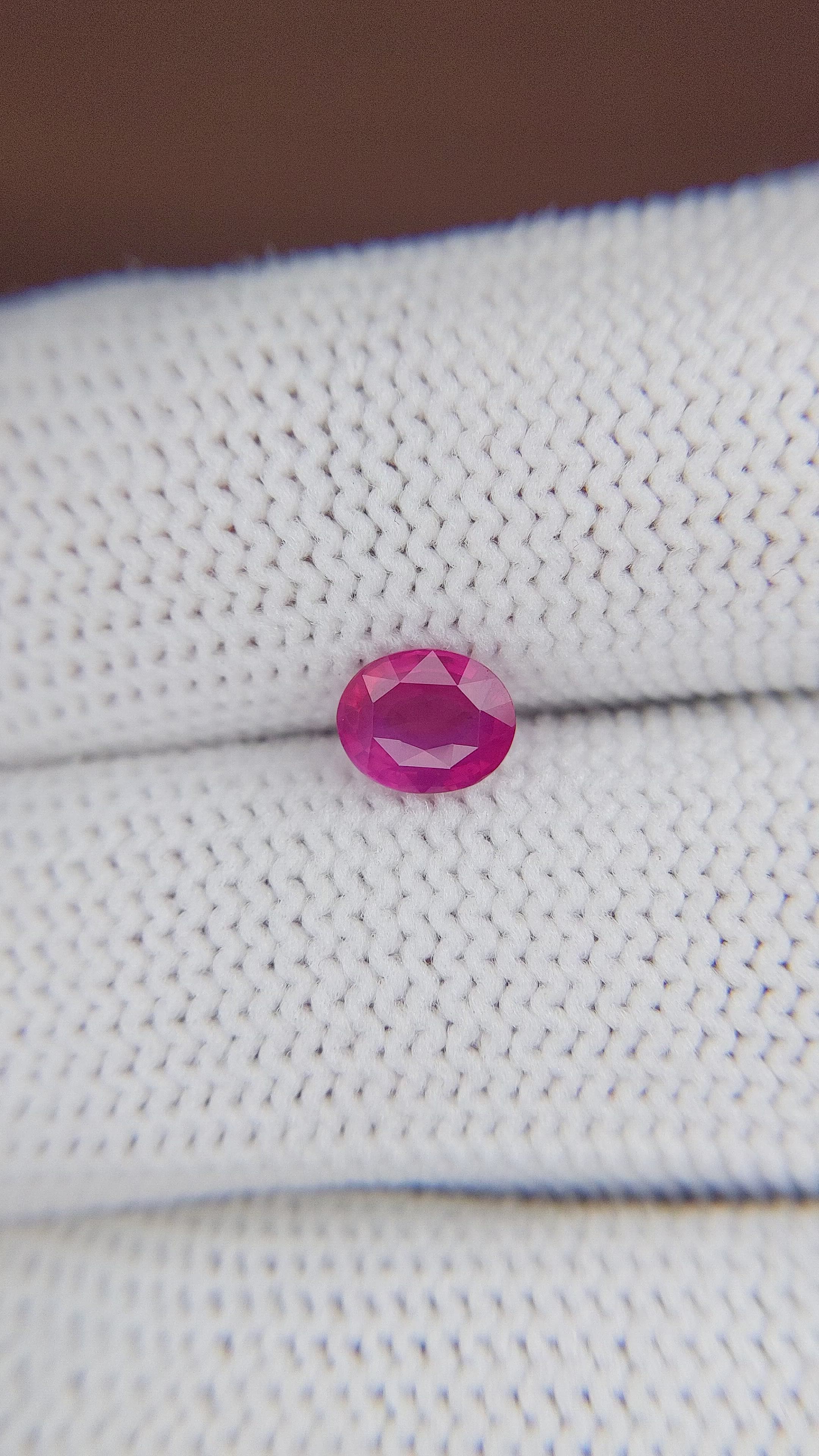 0.88 Ct. Pink Sapphire from Tanzania Size Video