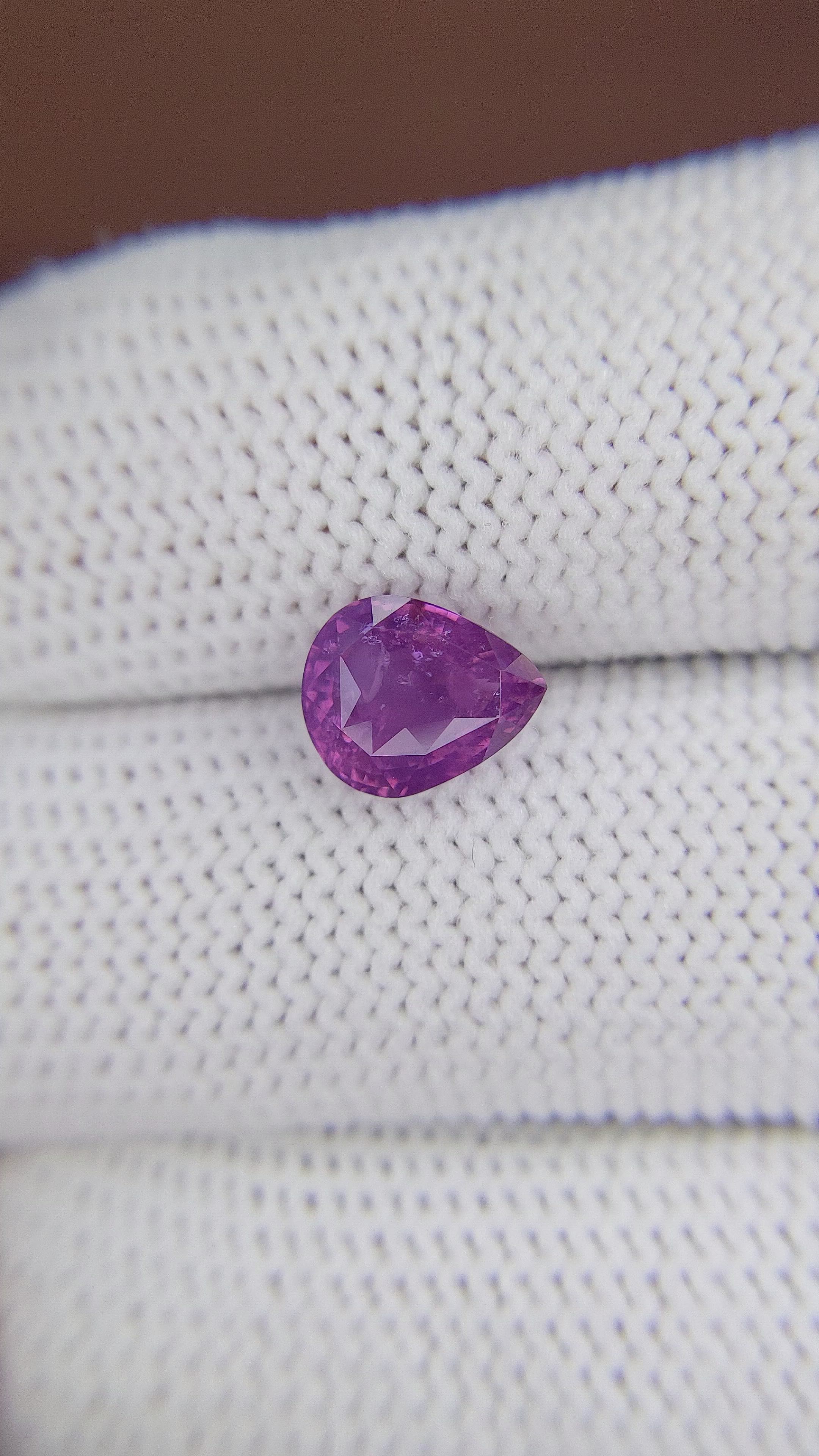 2.55 Ct. Purple Sapphire from Tanzania Size Video