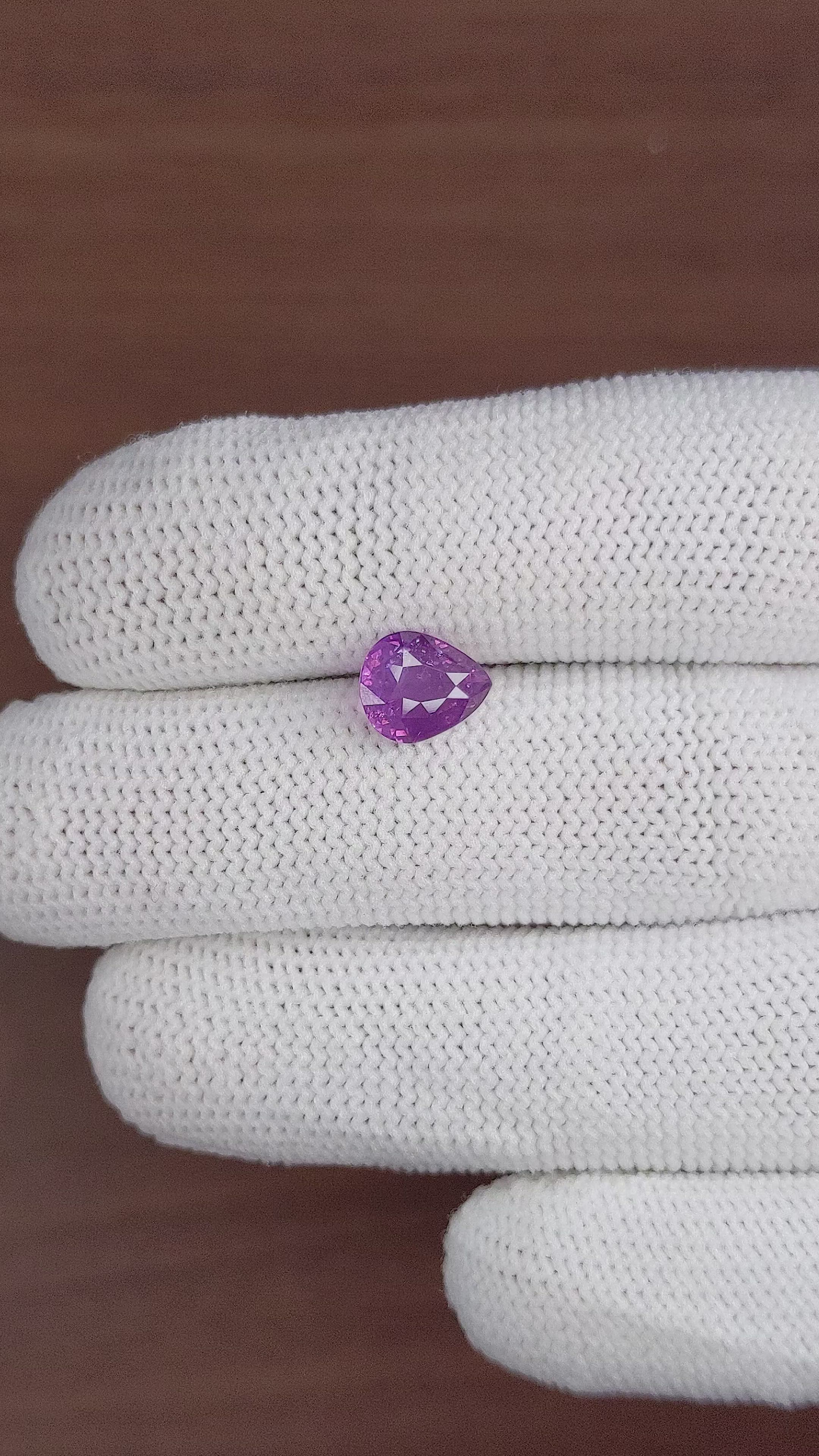 2.55 Ct. Purple Sapphire from Tanzania Size Video