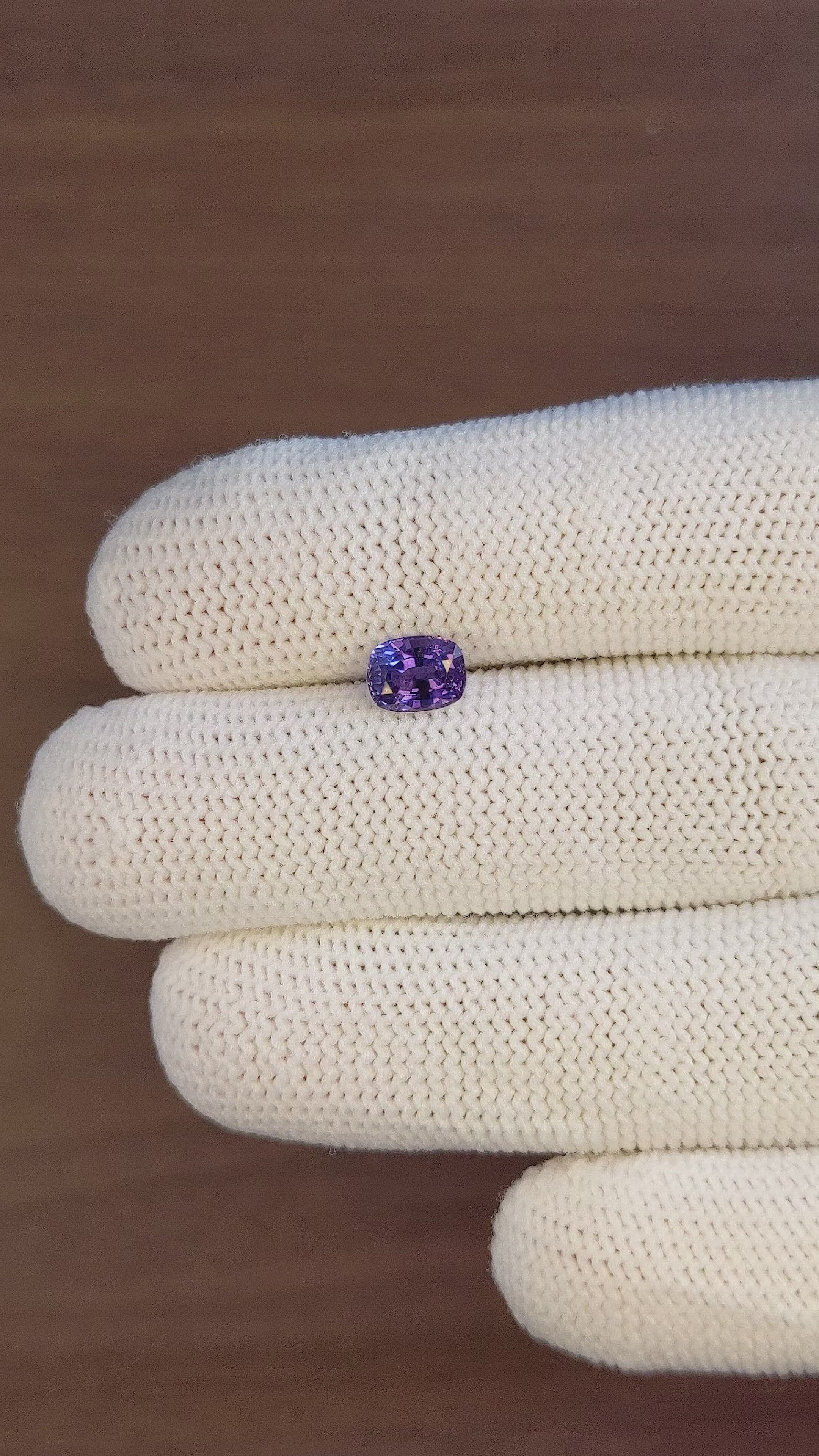1.25 Ct. Color Change Sapphire from Tanzania Size Video