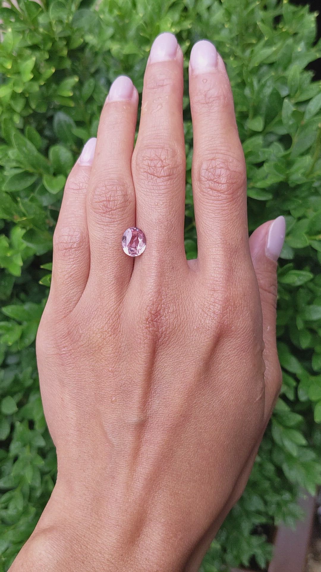 2.84 Ct. Padparadscha Sapphire from Madagascar Size Video