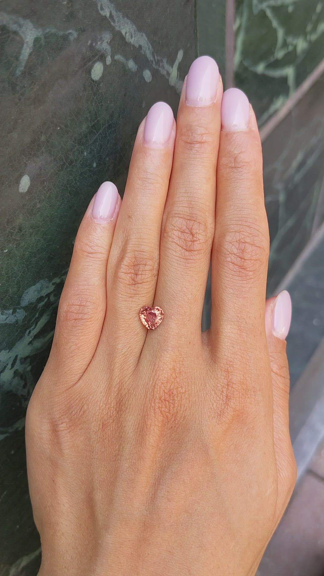 2.03 Ct. Padparadscha Sapphire from Madagascar Size Video