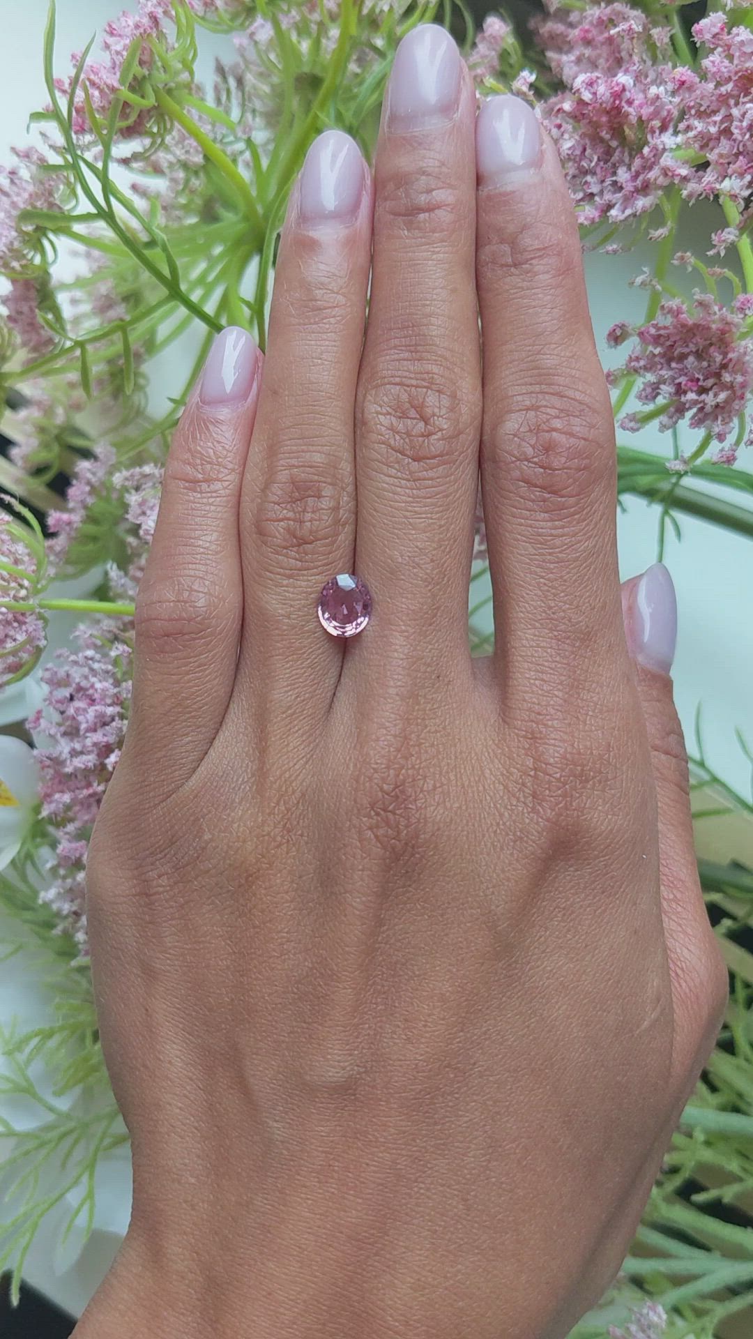 1.60 Ct. Padparadscha Sapphire from Madagascar Size Video