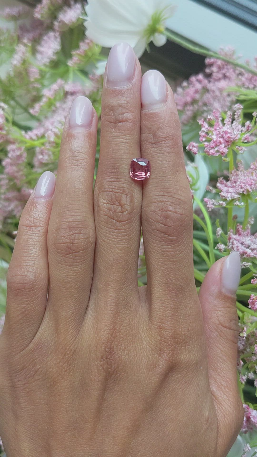 1.52 Ct. Padparadscha Sapphire from Madagascar Size Video
