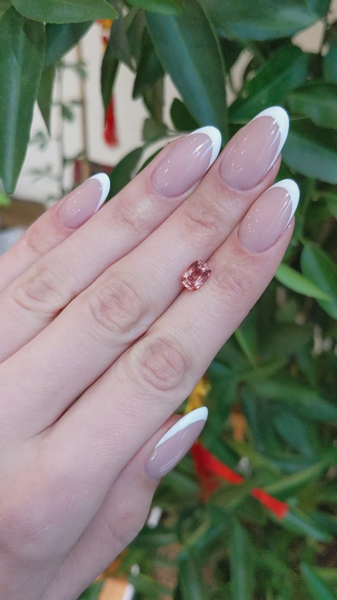 1.55 Ct. Padparadscha Sapphire from Madagascar Size Video