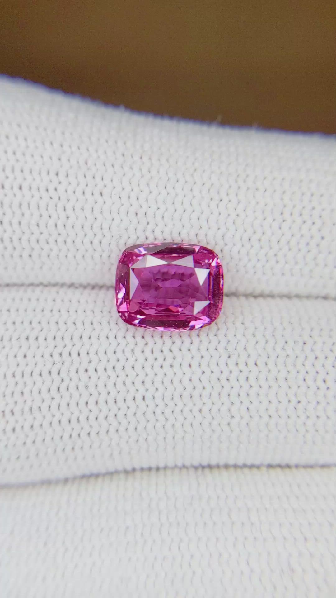 3.03 Ct. Pink Sapphire from Madagascar Size Video
