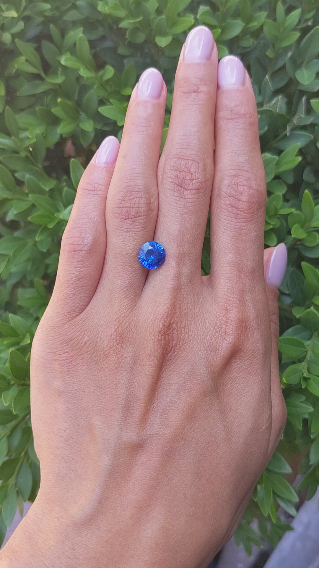 3.36 Ct. Blue Sapphire from Ceylon (Sri Lanka) Size Video