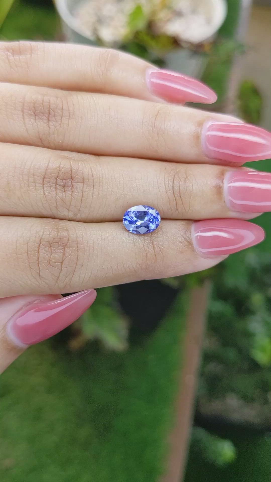 1.88 Ct. Blue Sapphire from Ceylon (Sri Lanka) Size Video