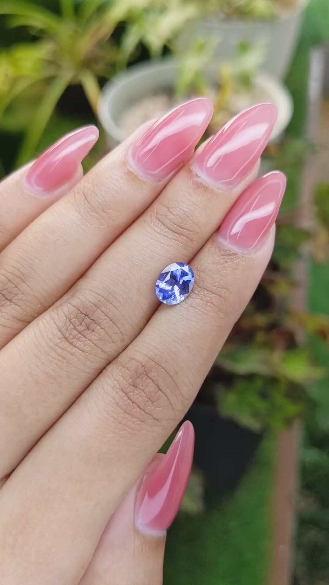1.88 Ct. Blue Sapphire from Ceylon (Sri Lanka) Size Video