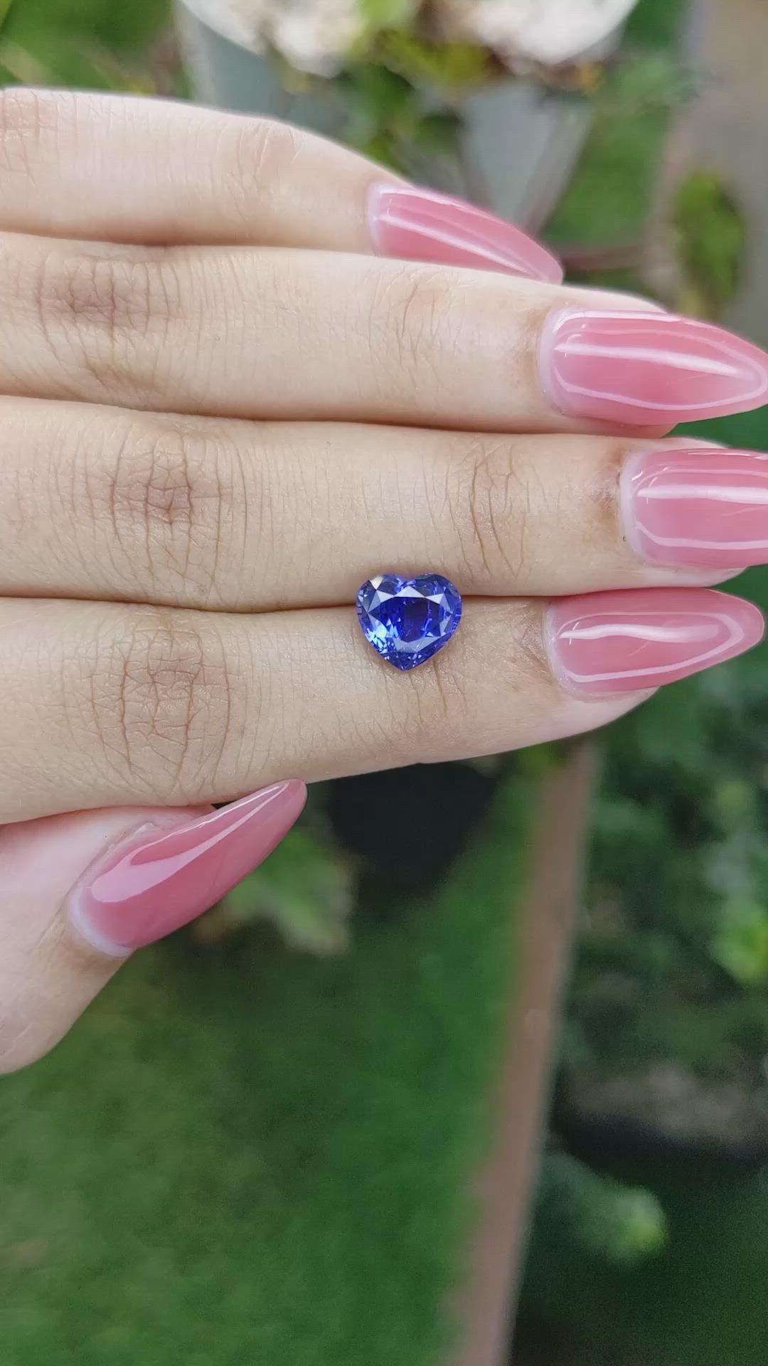 2.49 Ct. Blue Sapphire from Ceylon (Sri Lanka) Size Video