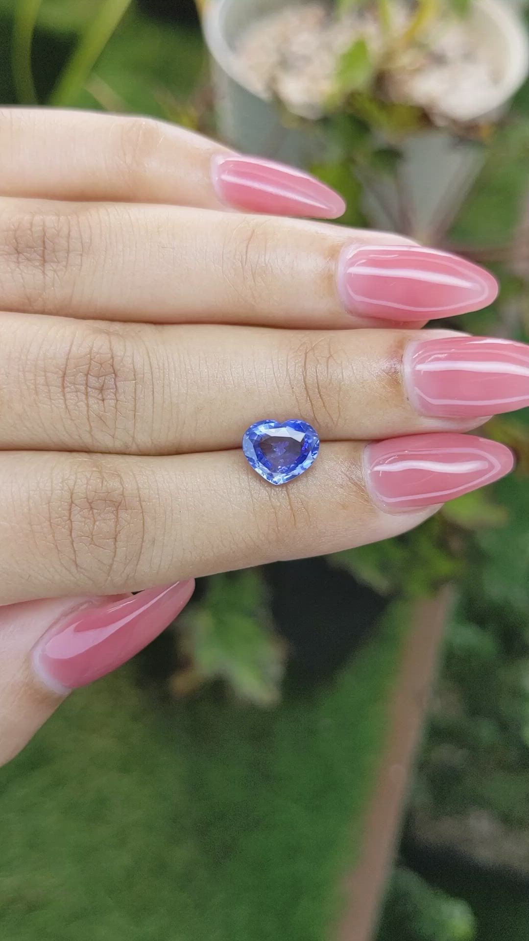 2.26 Ct. Blue Sapphire from Ceylon (Sri Lanka) Size Video