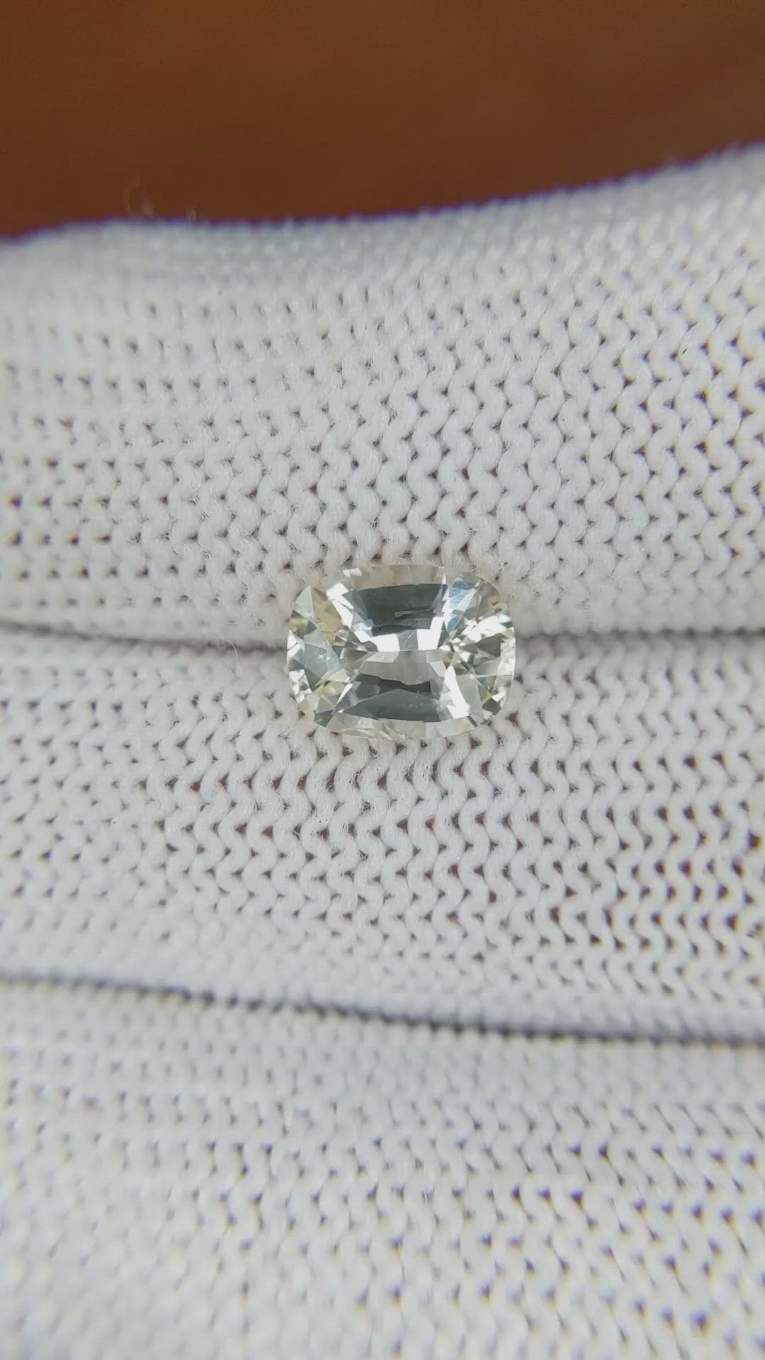 1.97 Ct. Yellow Sapphire from Ceylon (Sri Lanka) Size Video