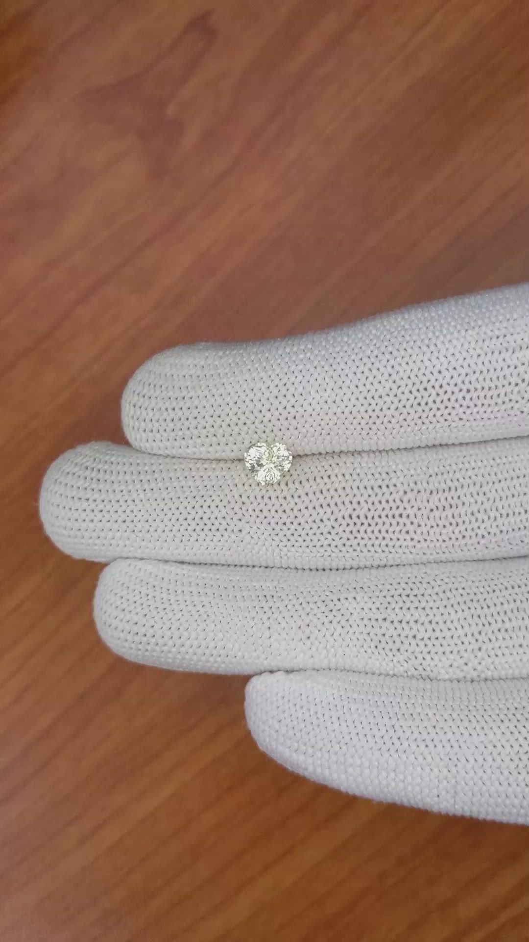 1.05 Ct. Yellow Sapphire from Ceylon (Sri Lanka) Size Video