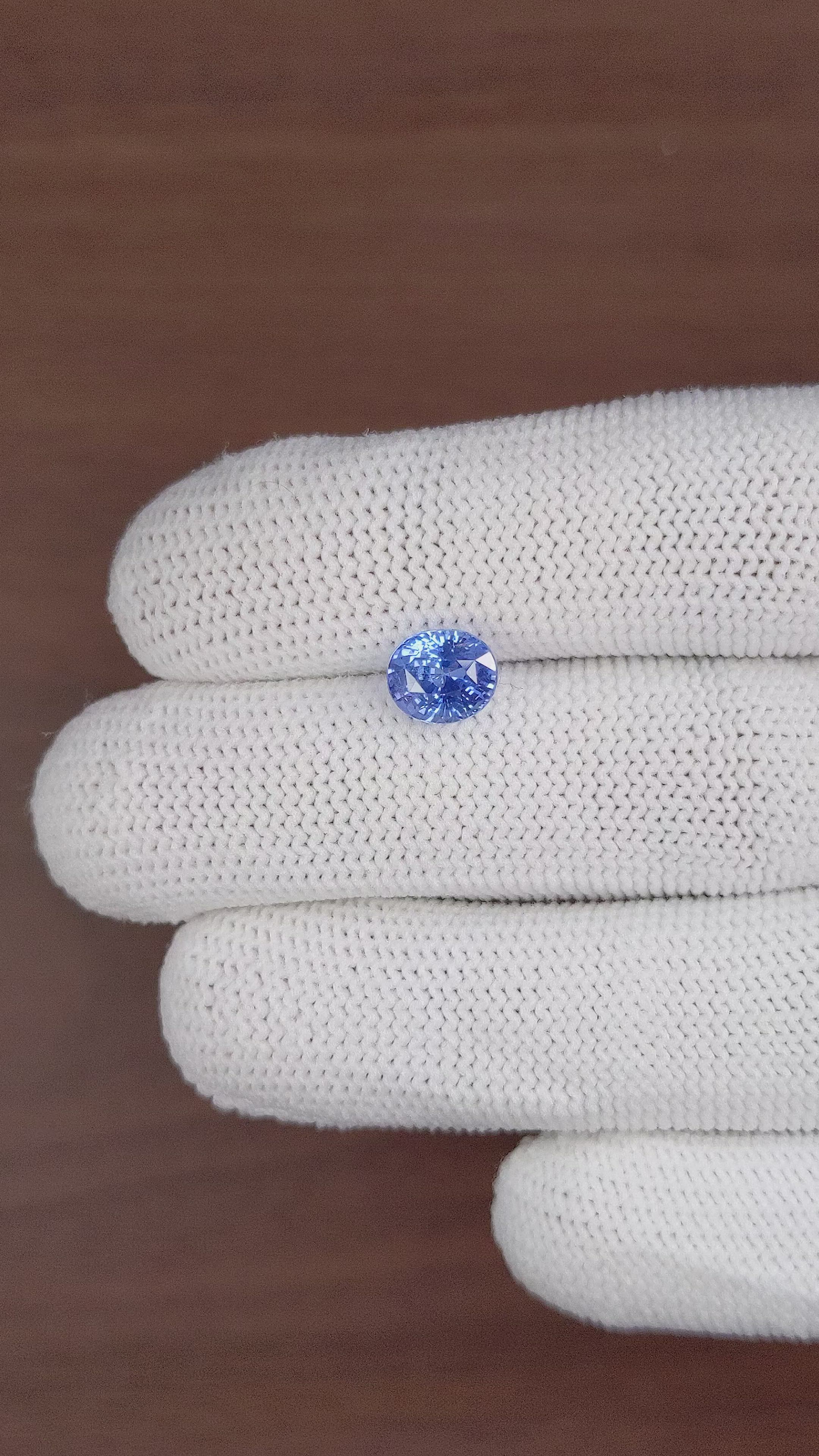 2.55 Ct. Blue Sapphire from Madagascar Size Video