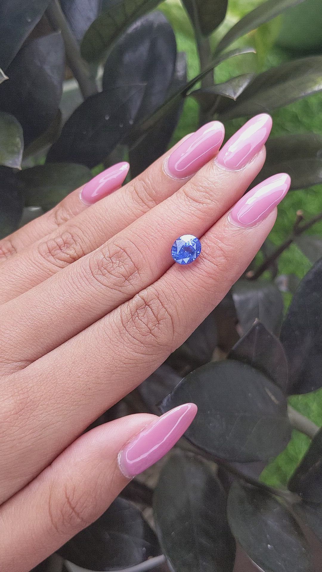 2.55 Ct. Blue Sapphire from Madagascar Size Video