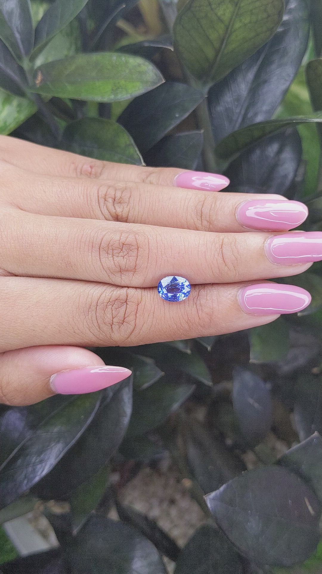 2.56 Ct. Blue Sapphire from Madagascar Size Video