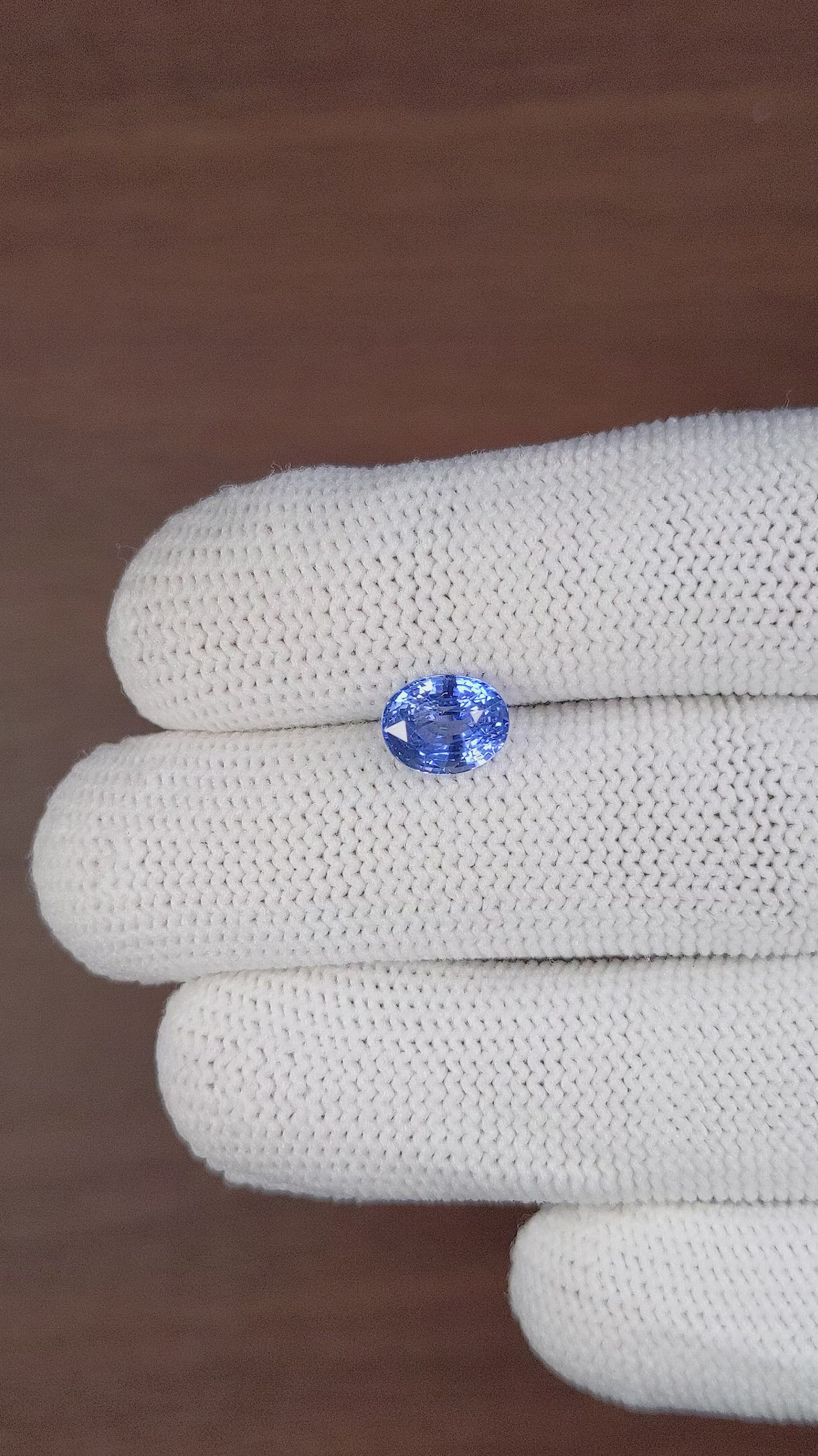 2.56 Ct. Blue Sapphire from Madagascar Size Video