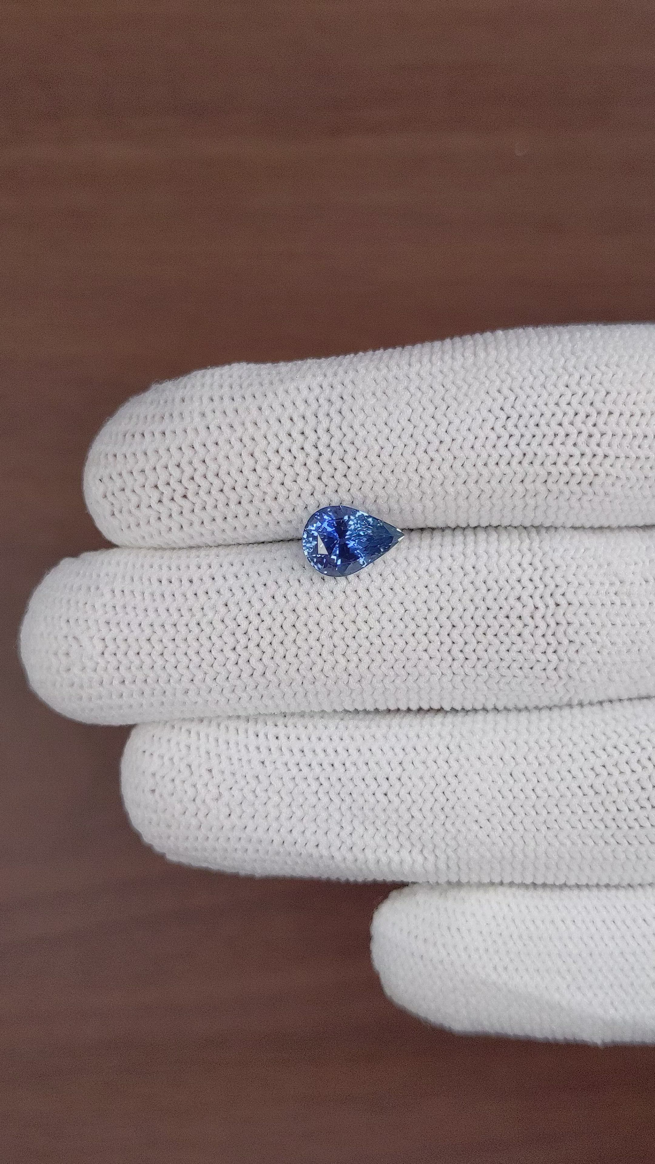 2.13 Ct. Blue Sapphire from Madagascar Size Video