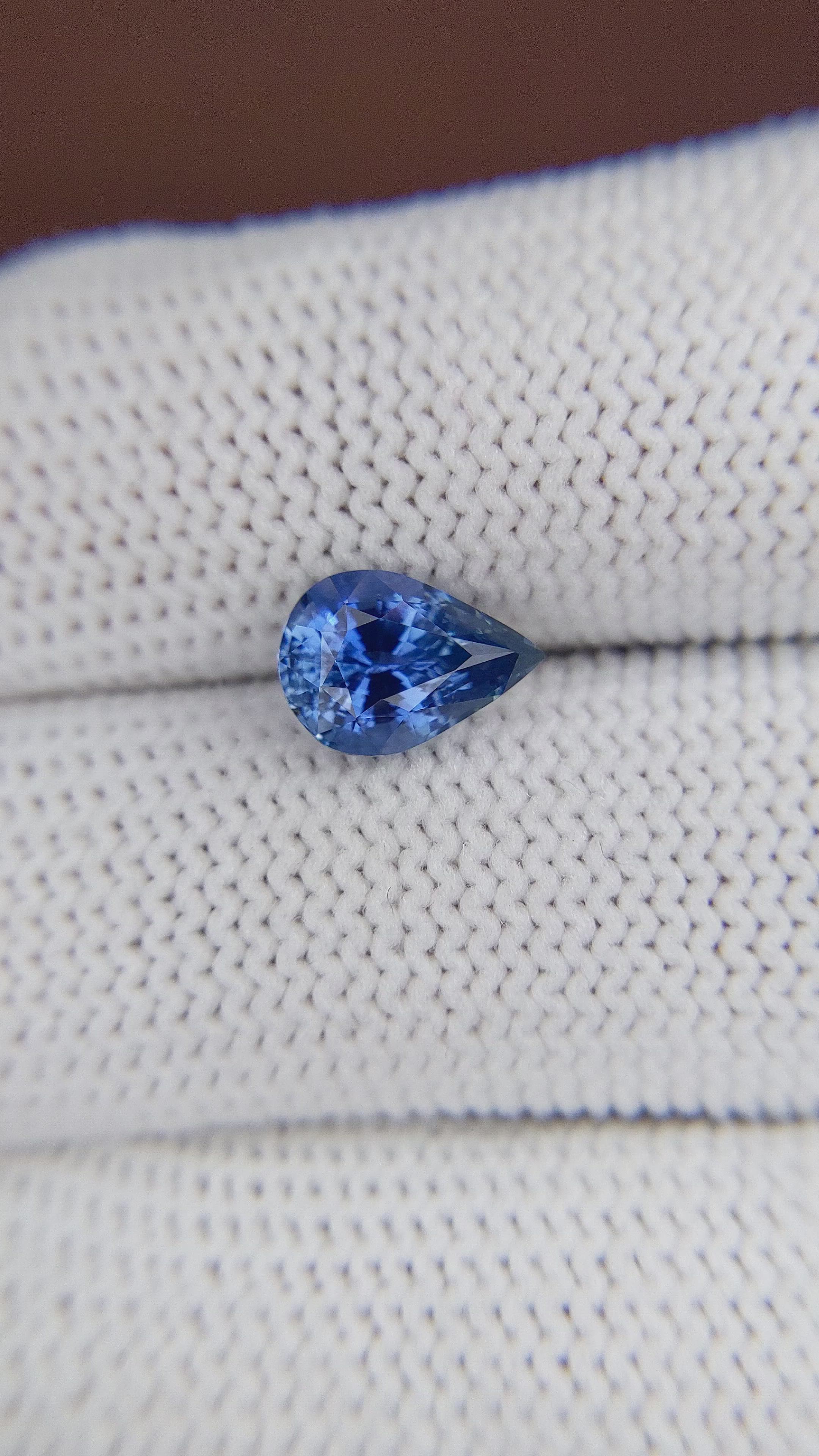 2.13 Ct. Blue Sapphire from Madagascar Size Video