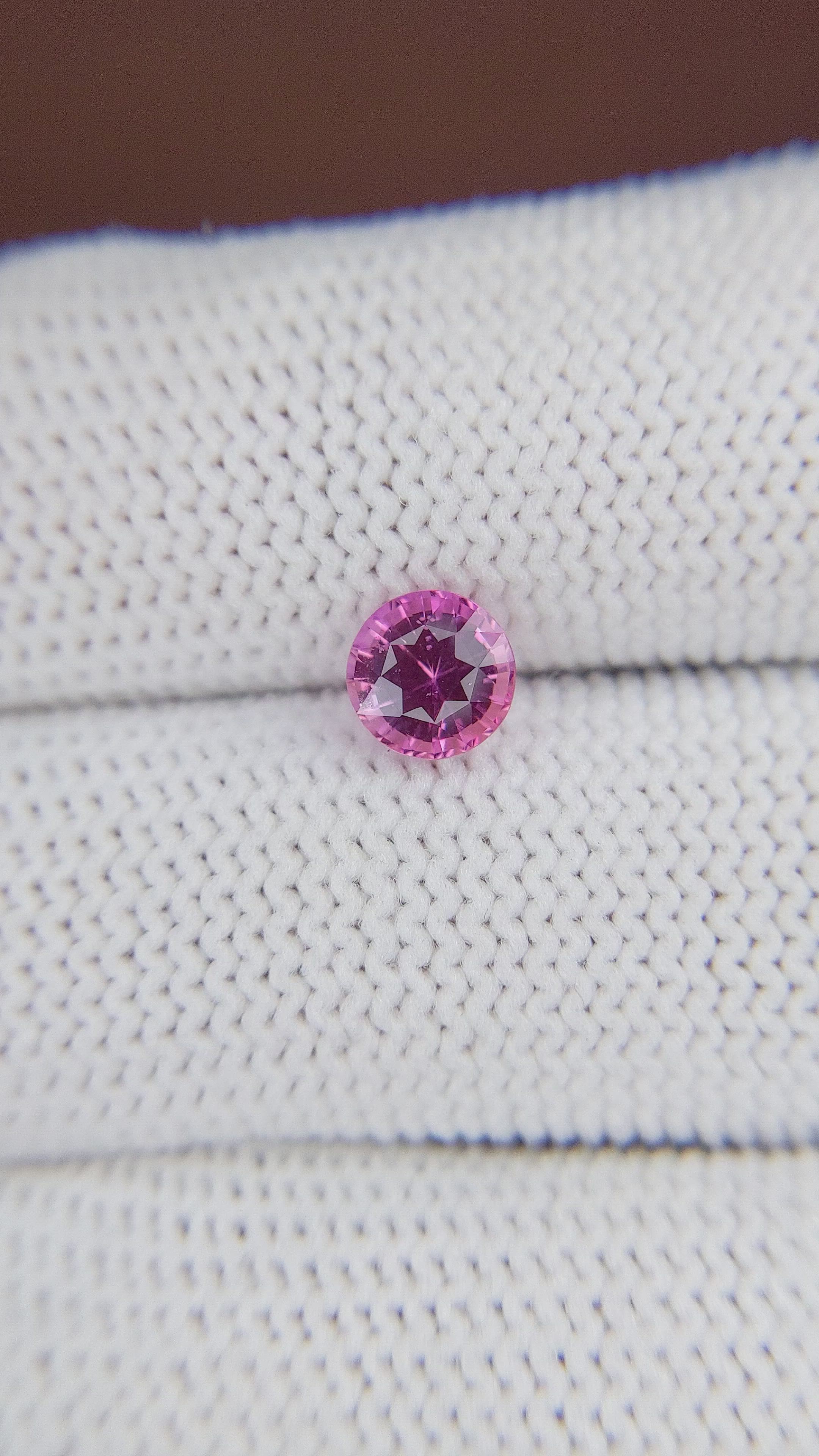 1.16 Ct. Pink Sapphire from Madagascar Size Video