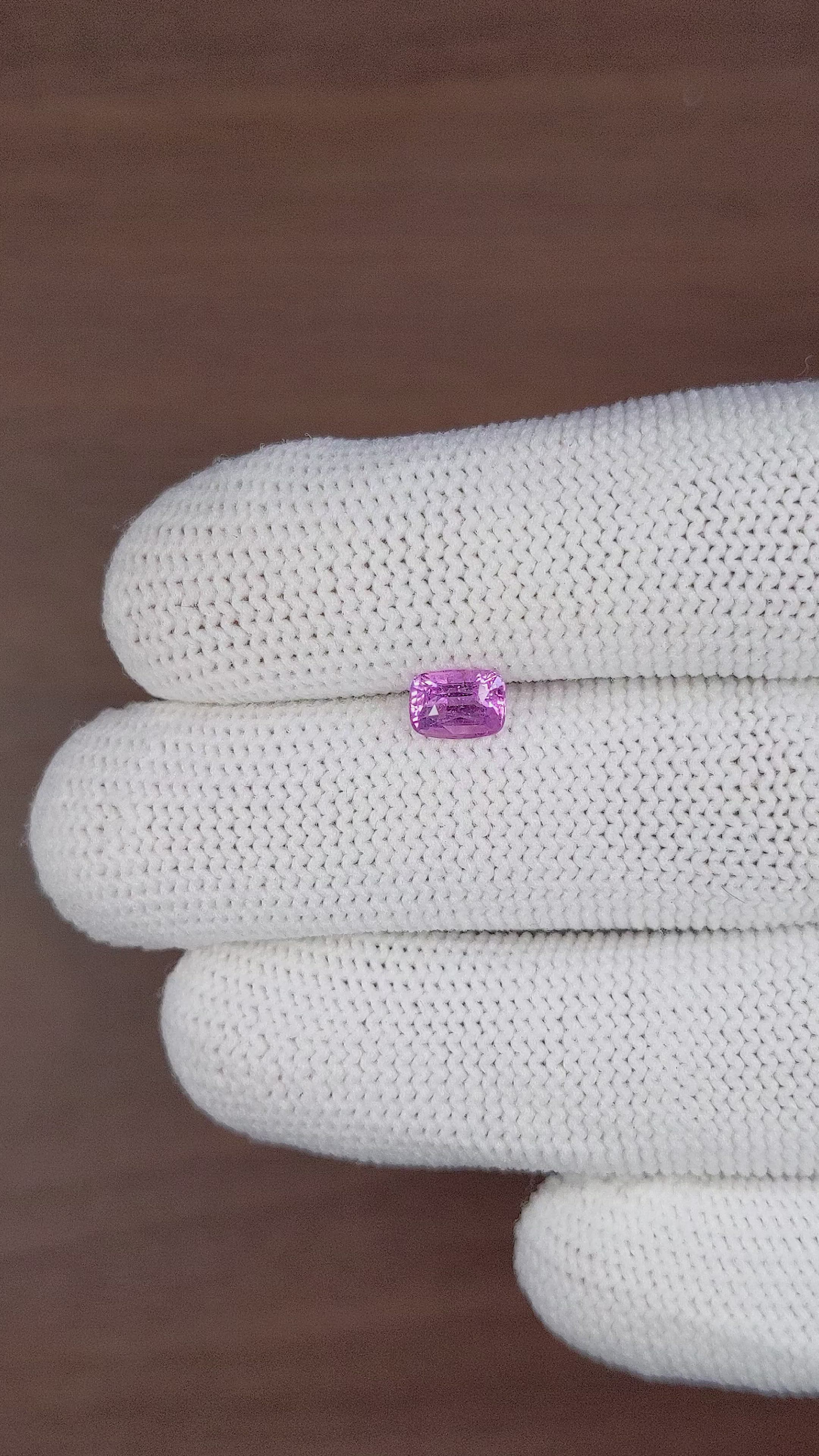 1.04 Ct. Purple Sapphire from Madagascar Size Video