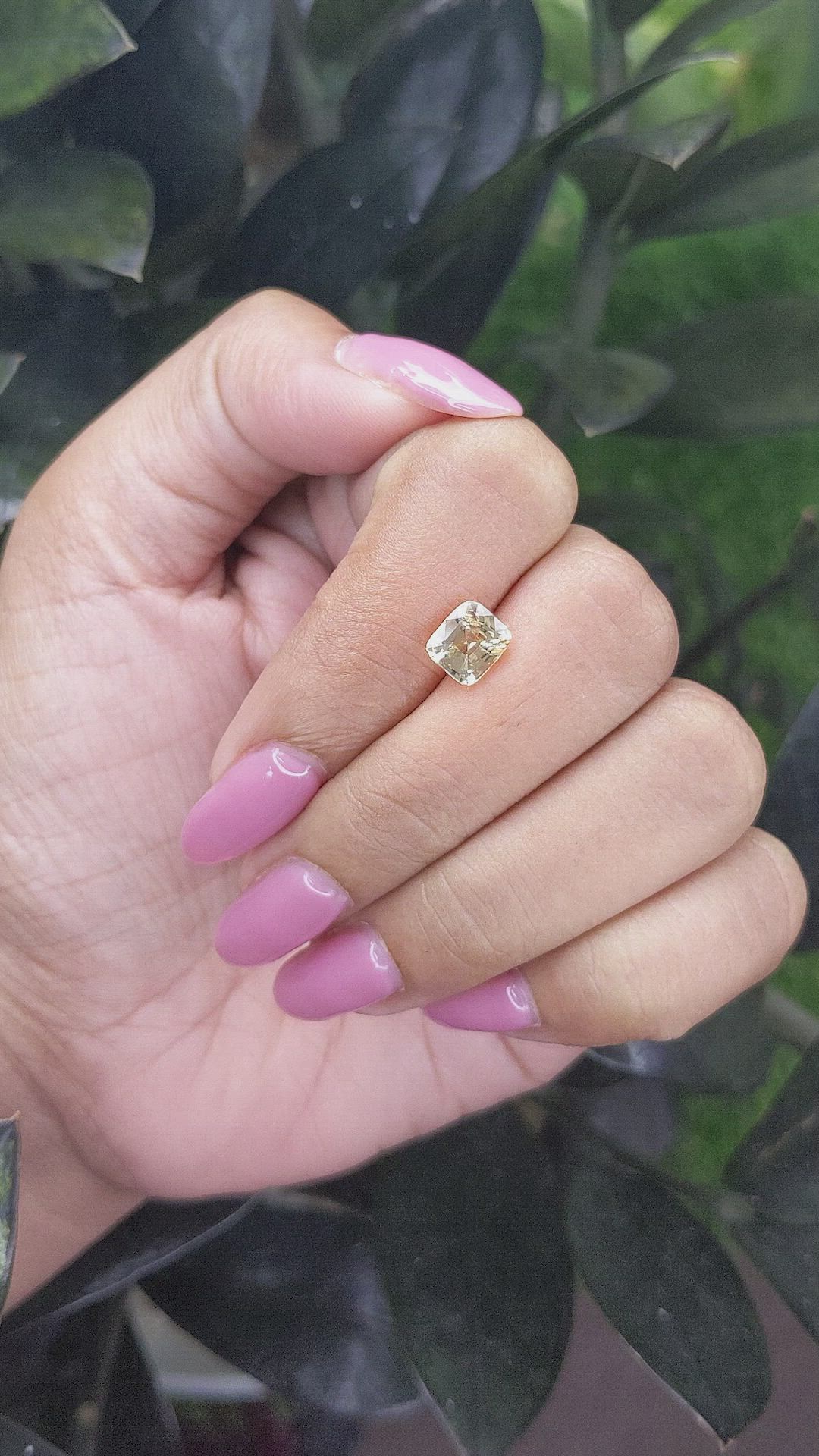 1.55 Ct. Yellow Sapphire from Madagascar Size Video