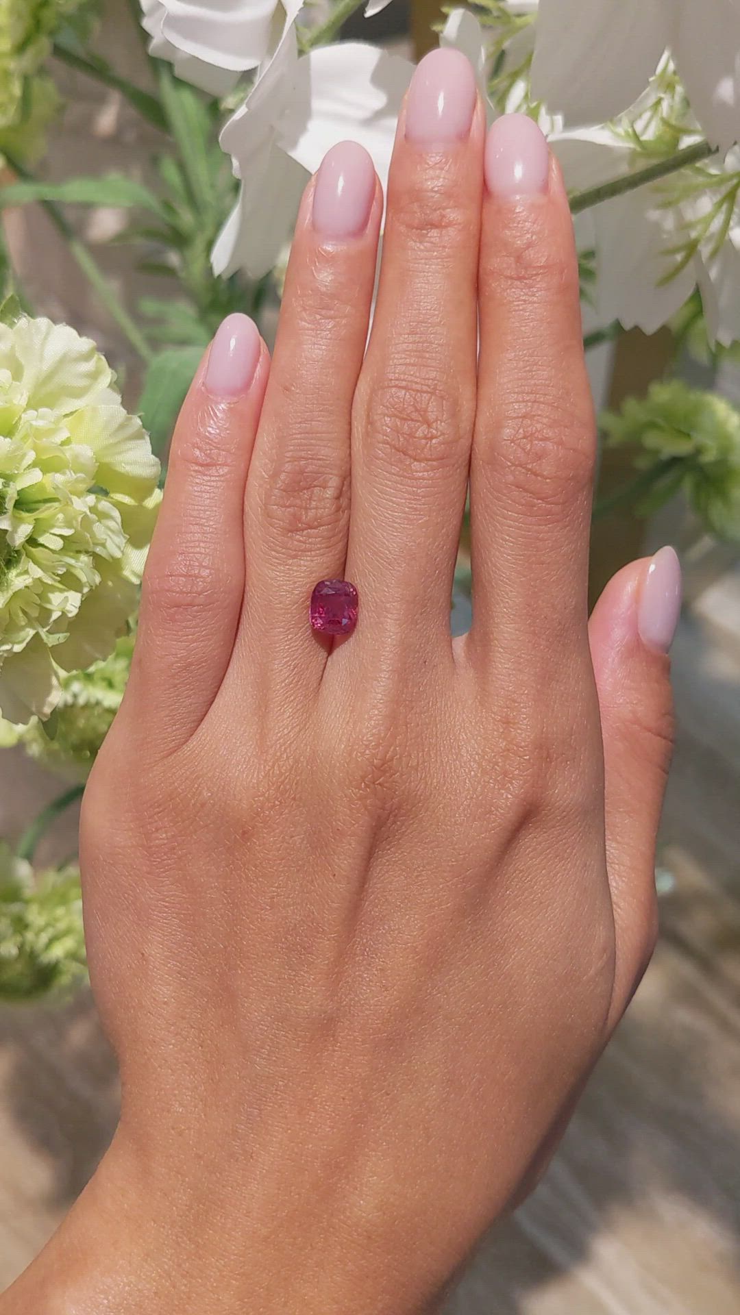 3.01 Ct. Padparadscha Sapphire from Madagascar Size Video