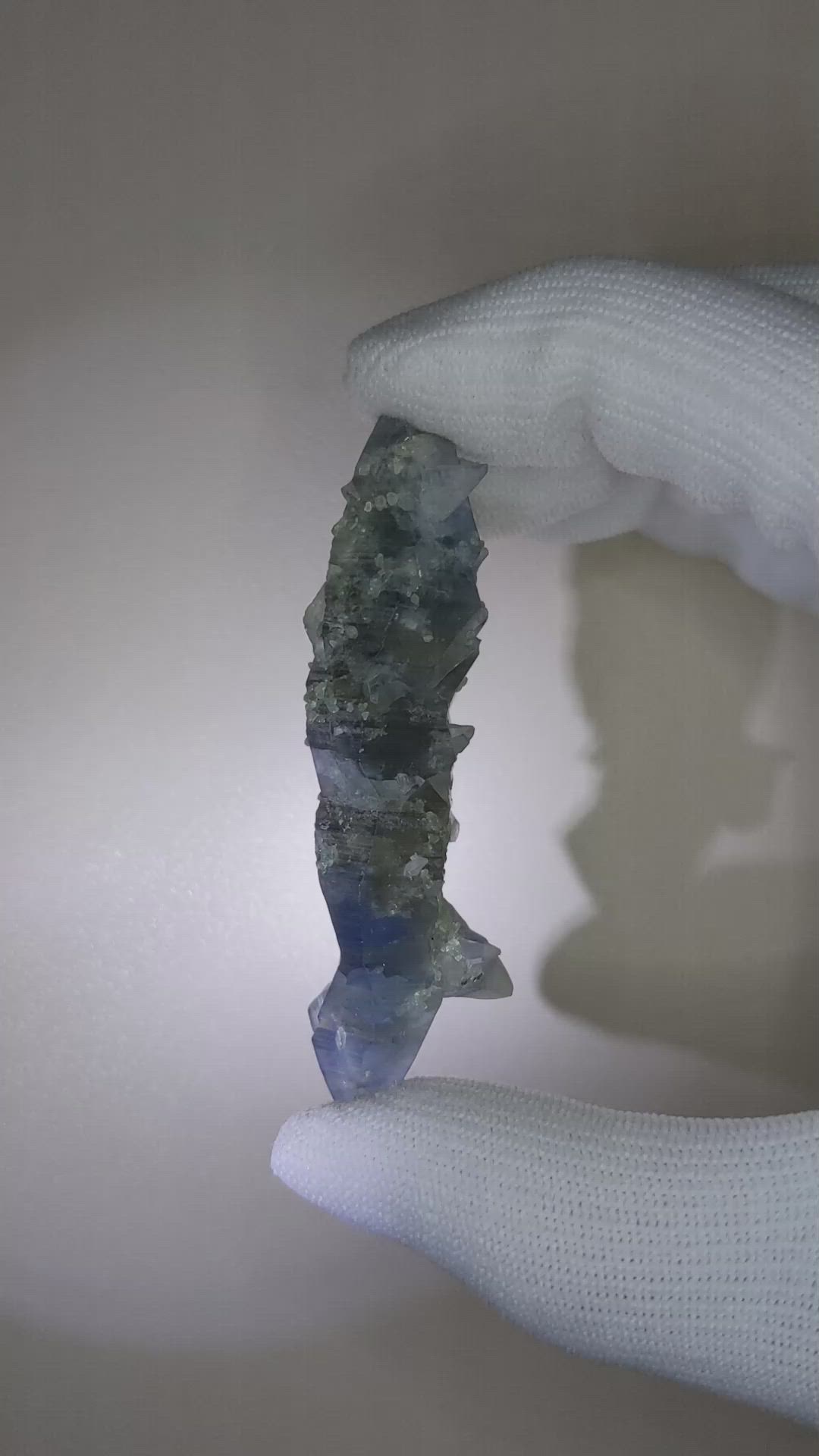 110.67 Ct. Blue Sapphire Crystal from Ceylon (Sri Lanka) Size Video