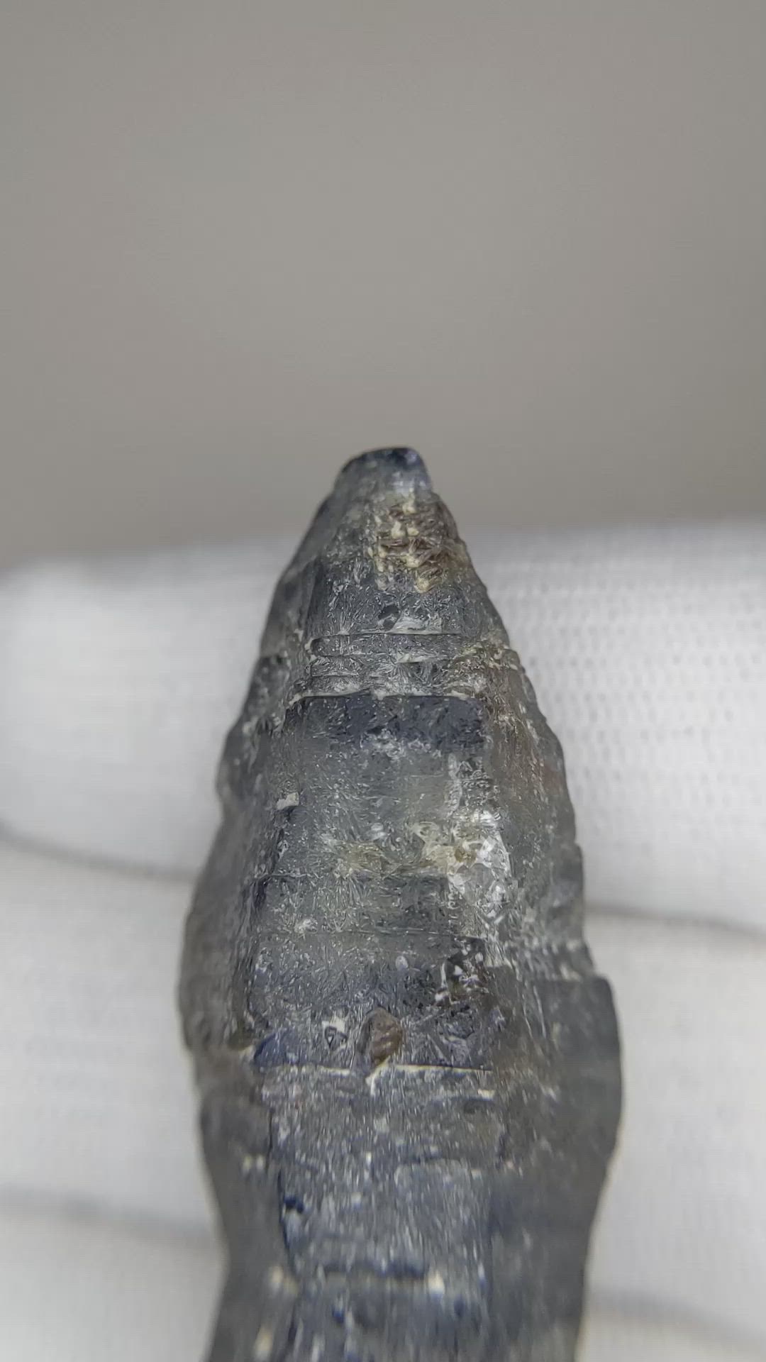 101.14 Ct. Blue Rough Sapphire Crystal from Ceylon (Sri Lanka) Size Video