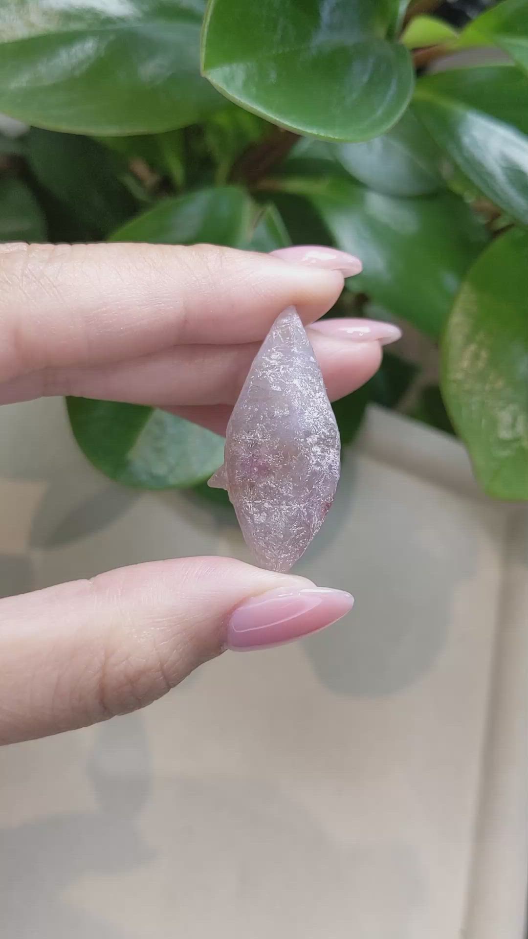 73.76 Ct. Pink Sapphire Crystal from Ceylon (Sri Lanka) Size Video