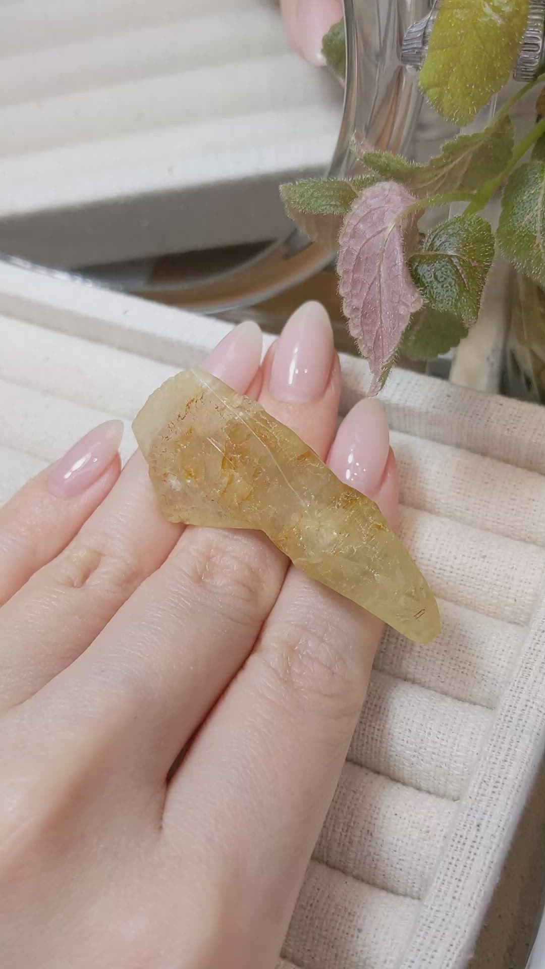 115.63 Ct. Yellow Sapphire Crystal from Ceylon (Sri Lanka) Size Video