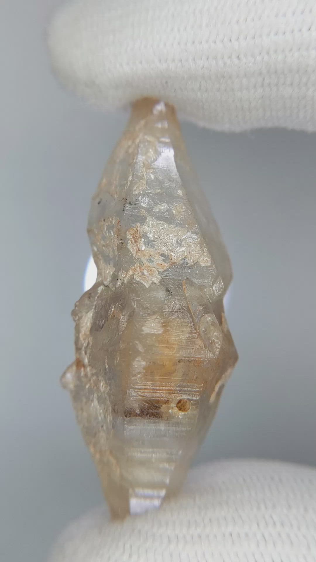 69.48 Ct. Yellow Sapphire Crystal from Ceylon (Sri Lanka) Size Video