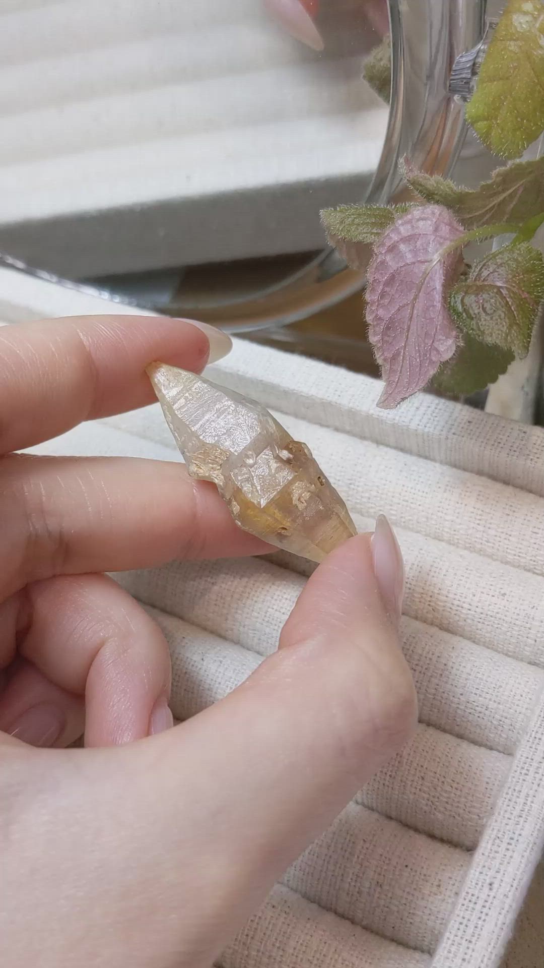 69.48 Ct. Yellow Sapphire Crystal from Ceylon (Sri Lanka) Size Video