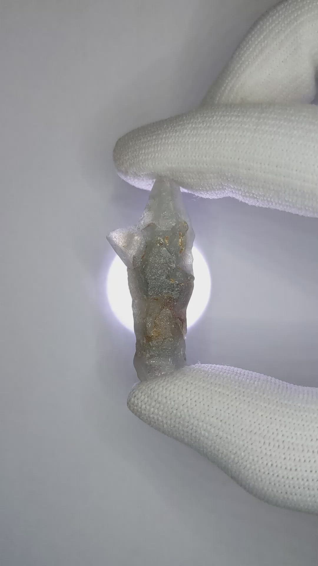 47.94 Ct. Blue Sapphire Crystal from Ceylon (Sri Lanka) Size Video