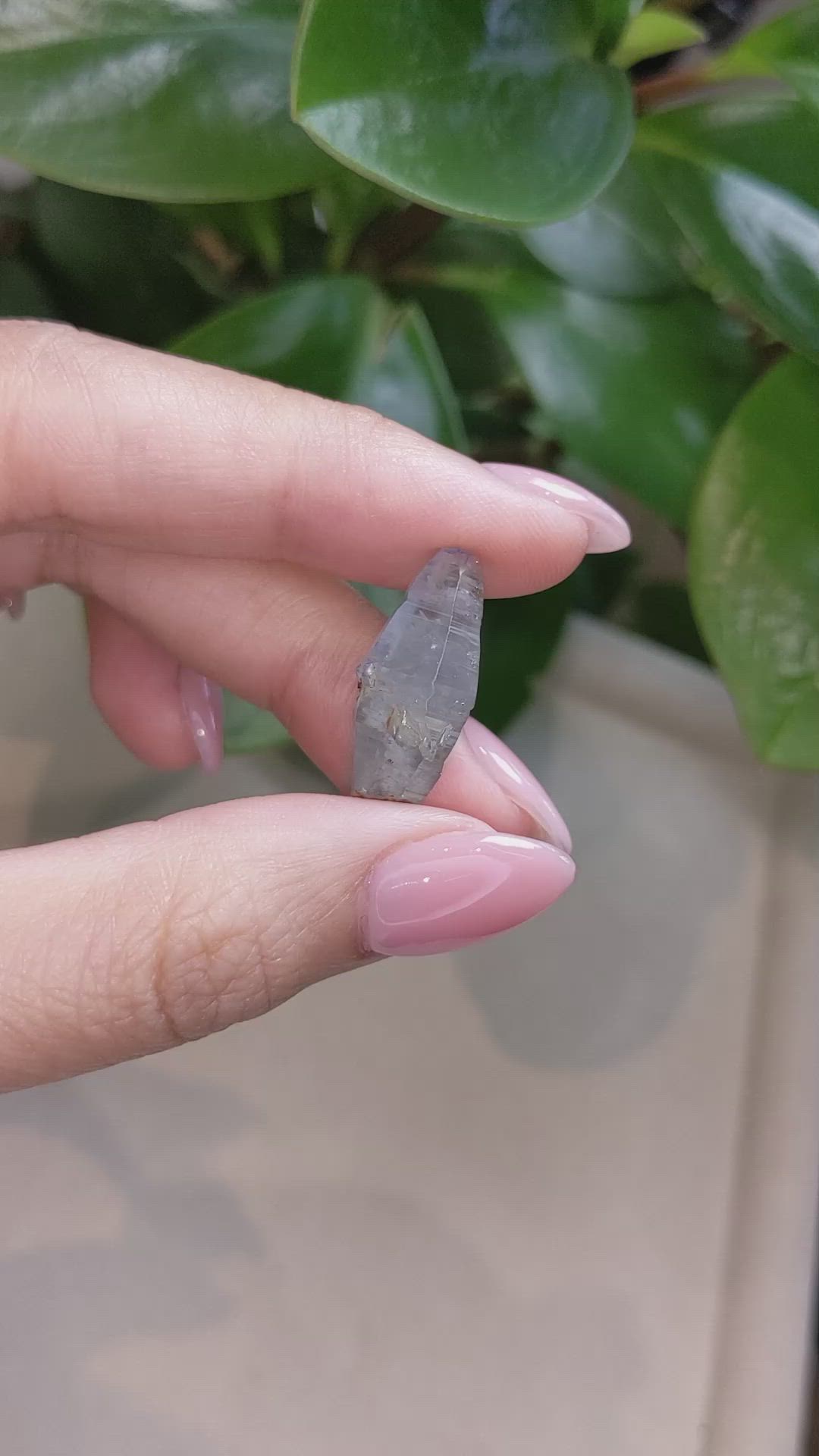 19.18 Ct. Blue Sapphire Crystal from Ceylon (Sri Lanka) Size Video