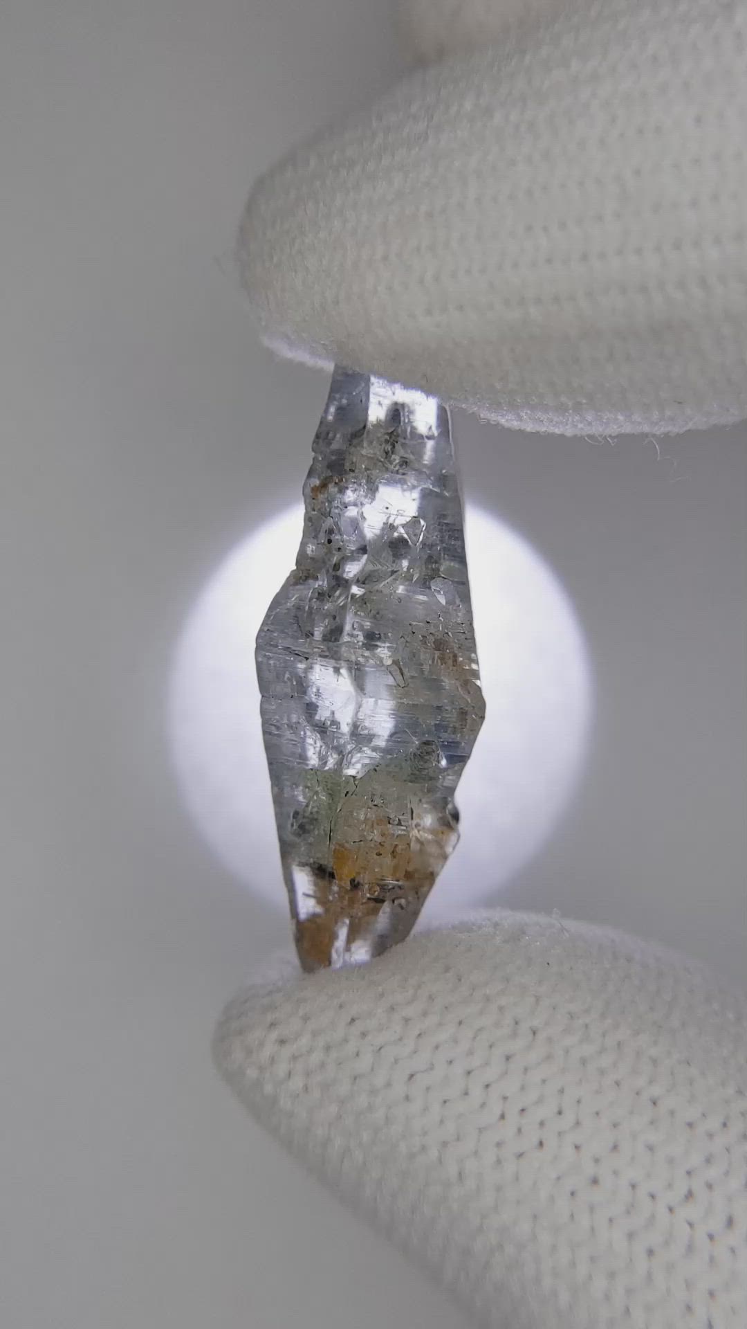 14.92 Ct. Blue Sapphire Crystal from Ceylon (Sri Lanka) Size Video