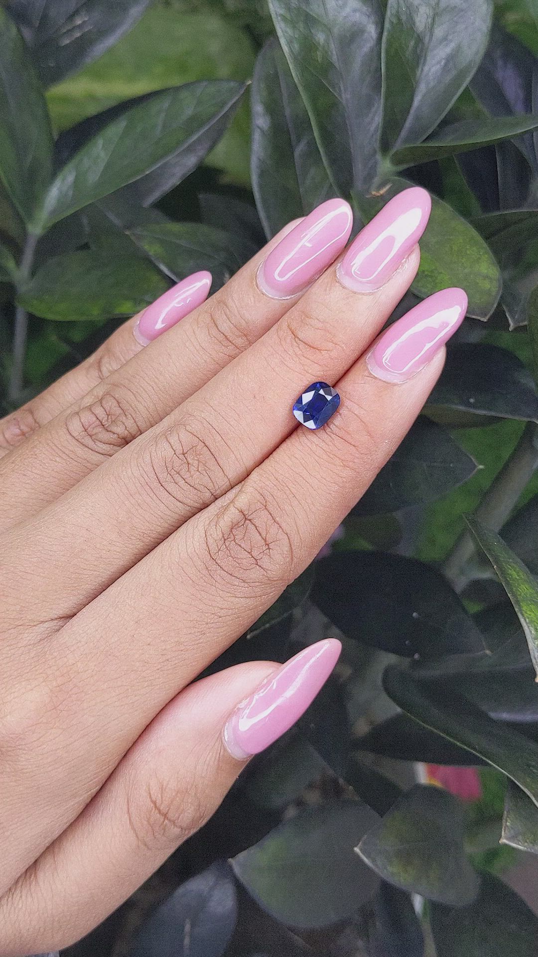 1.57 Ct. Blue Sapphire from Tanzania Size Video