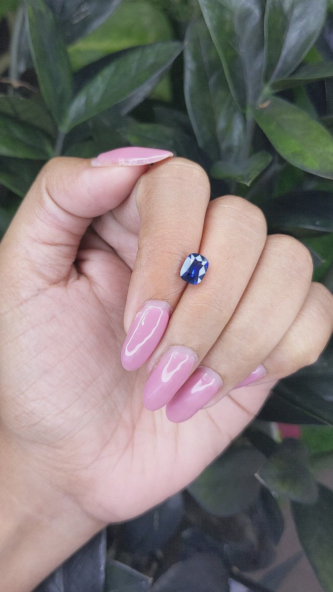 1.57 Ct. Blue Sapphire from Tanzania Size Video