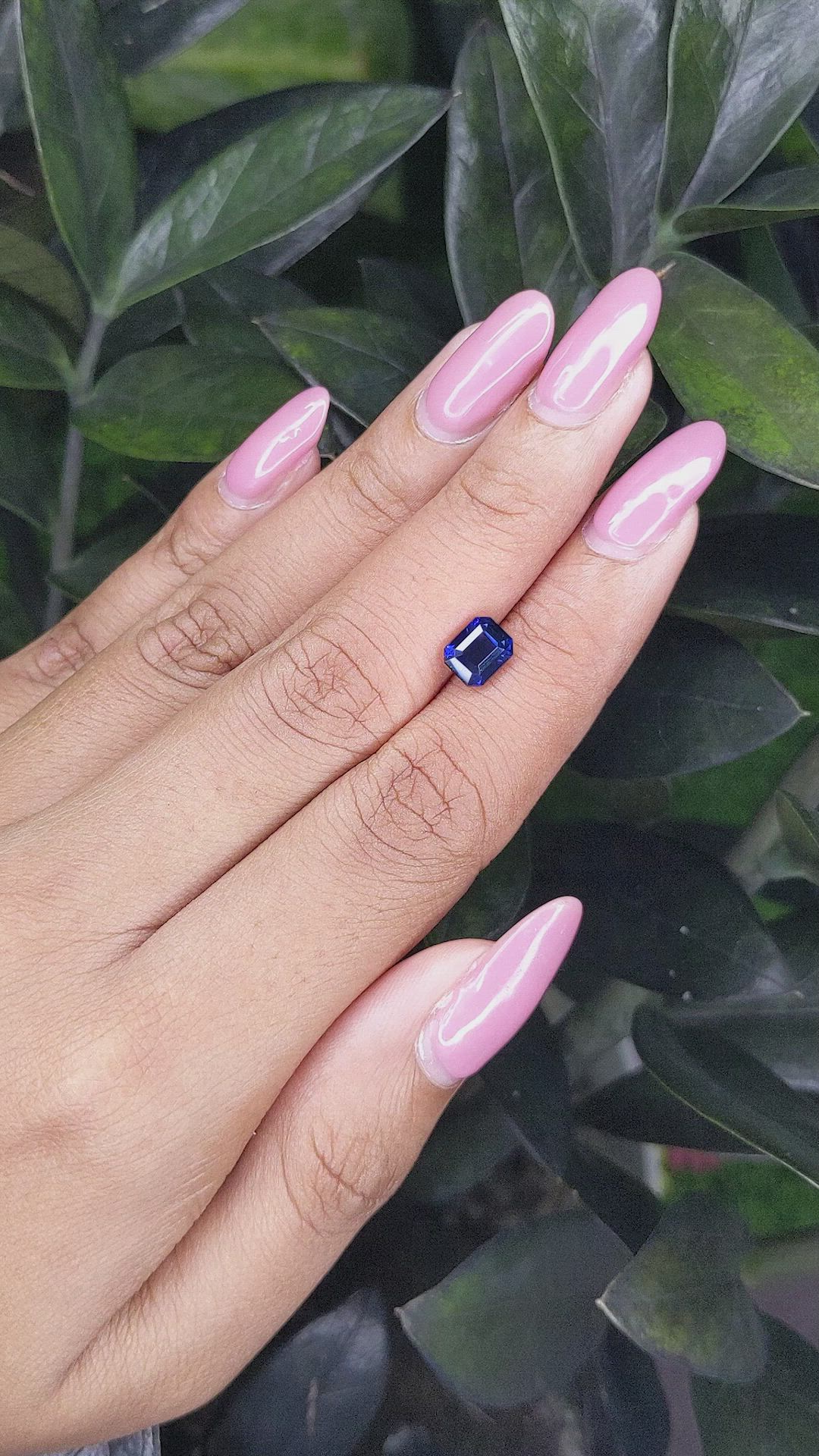 1.62 Ct. Blue Sapphire from Tanzania Size Video