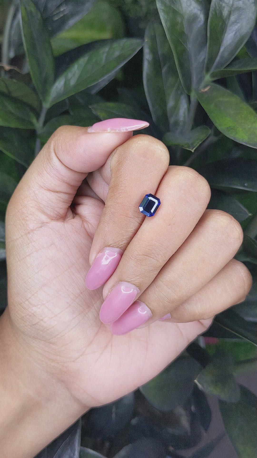 1.62 Ct. Blue Sapphire from Tanzania Size Video