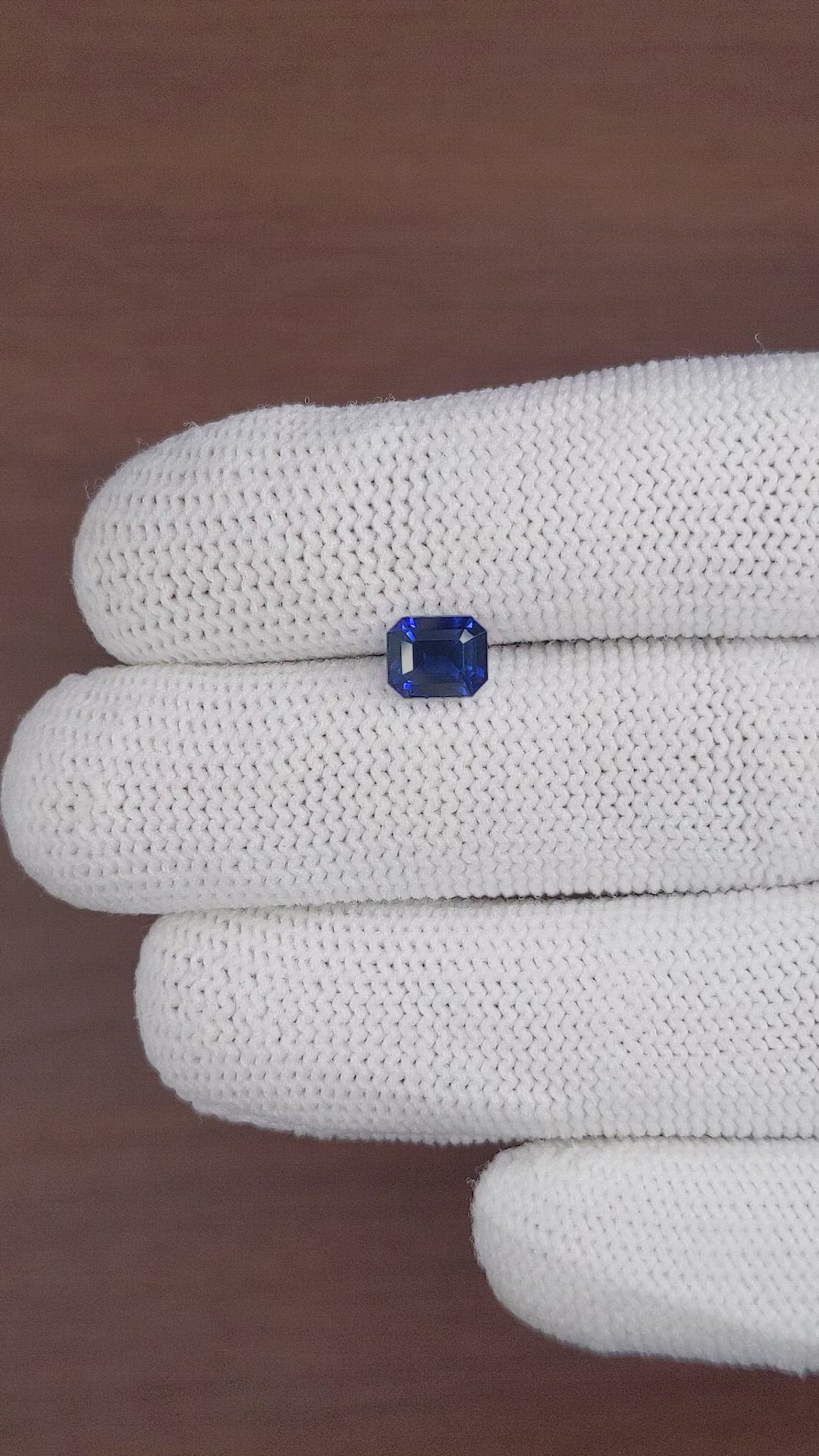 1.62 Ct. Blue Sapphire from Tanzania Size Video