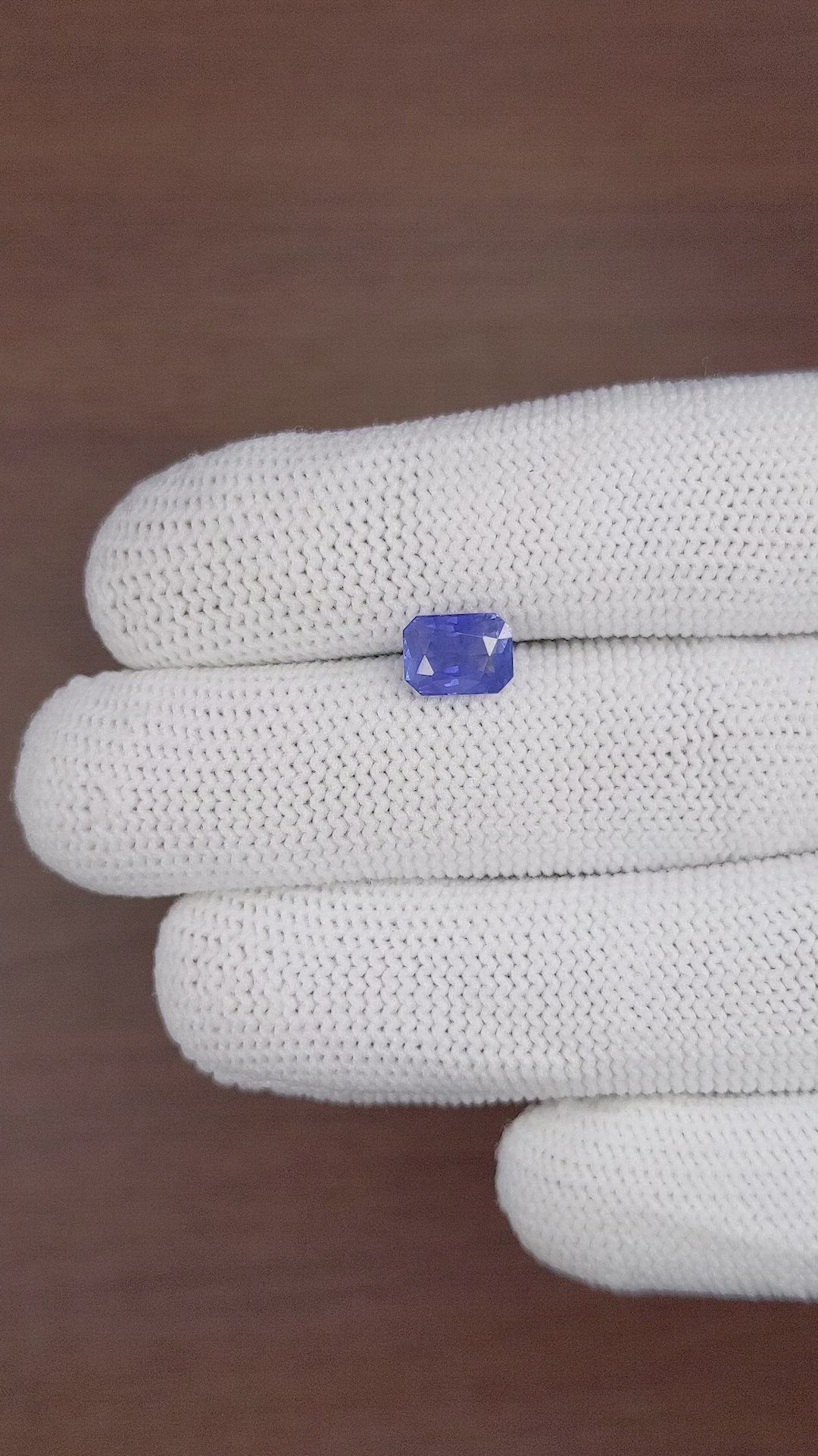 2.06 Ct. Blue Sapphire from Ceylon (Sri Lanka) Size Video