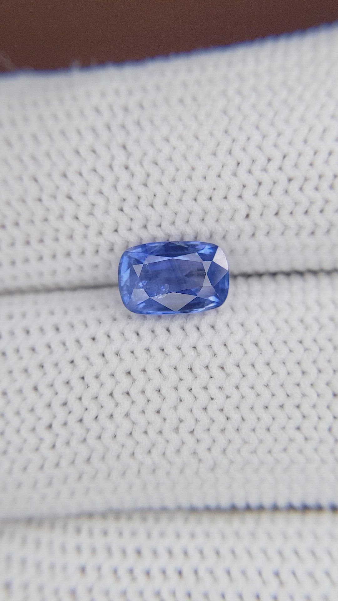 1.60 Ct. Blue Sapphire from Ceylon (Sri Lanka) Size Video