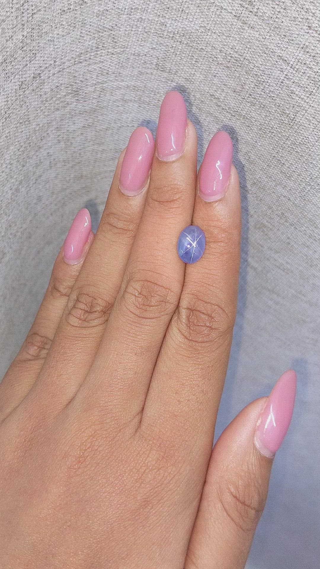 3.76 Ct. Blue Star Sapphire from Ceylon (Sri Lanka) Size Video