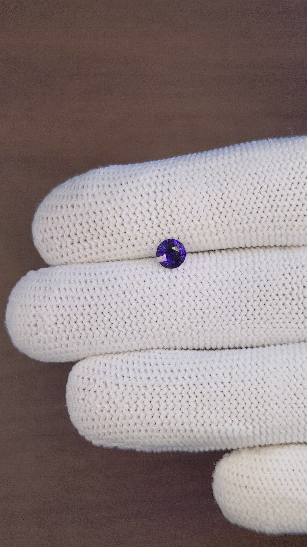 0.53 Ct. Color Change Sapphire from Ceylon (Sri Lanka) Size Video