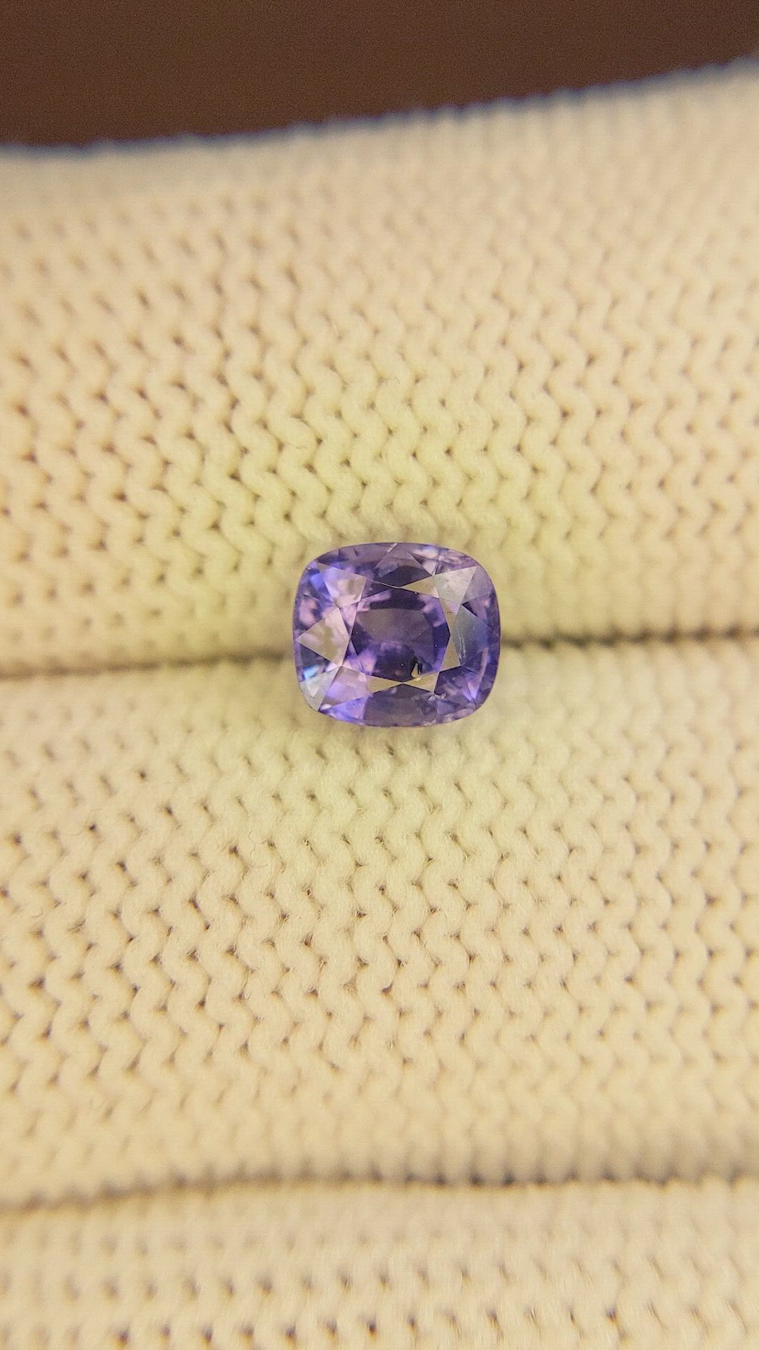 1.43 Ct. Color Change Sapphire from Ceylon (Sri Lanka) Size Video