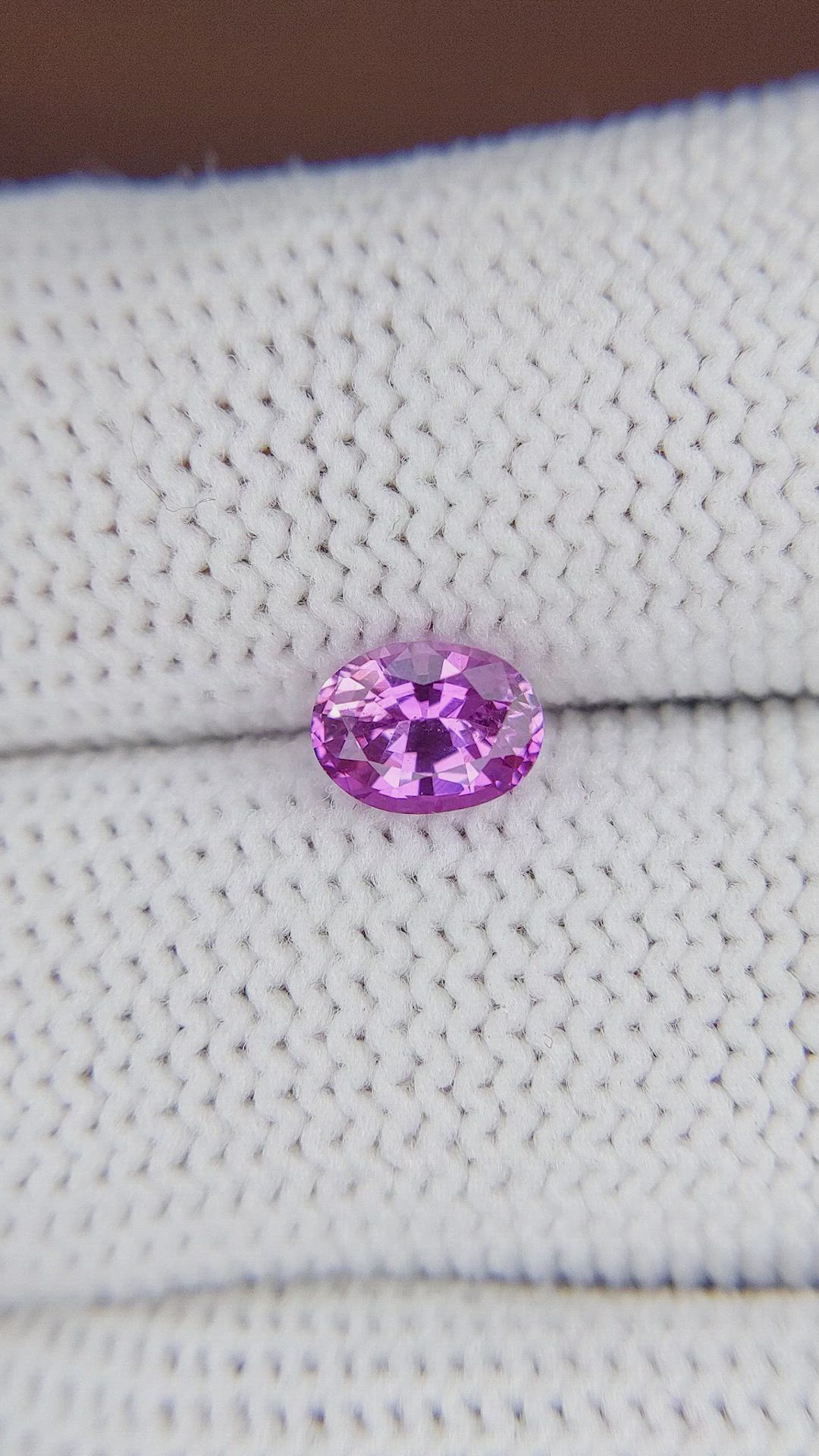 1.02 Ct. Purple Sapphire from Ceylon (Sri Lanka) Size Video