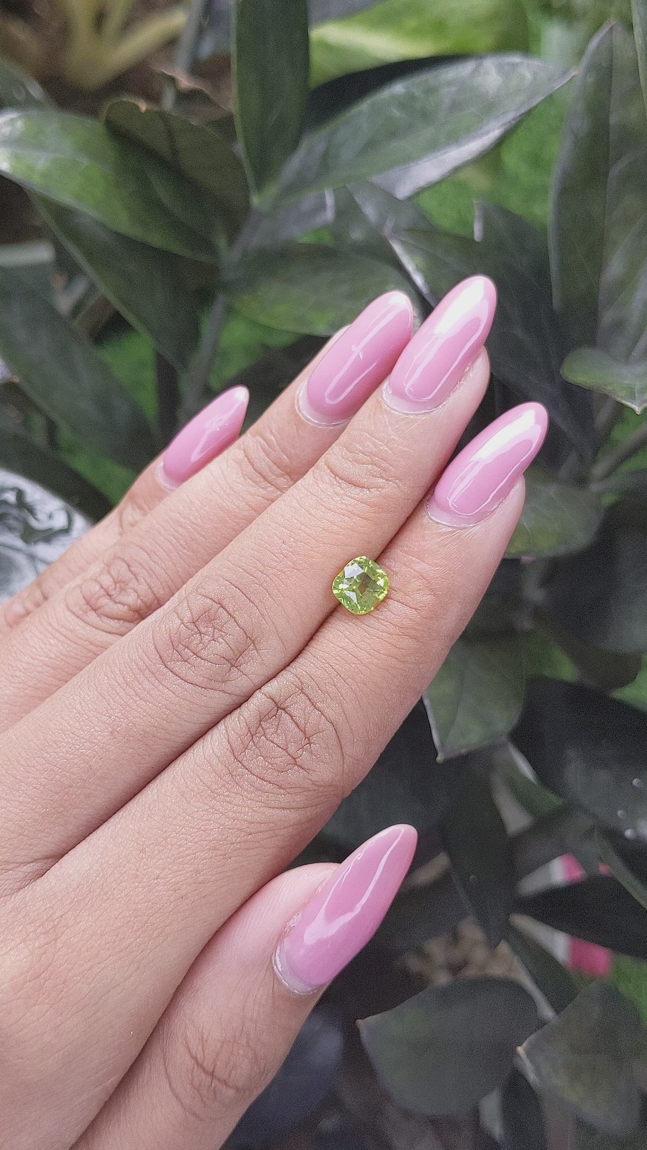 1.46 Ct. Green Sapphire from Ceylon (Sri Lanka) Size Video