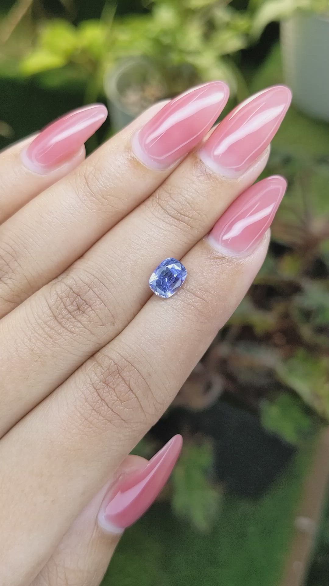 1.52 Ct. Blue Sapphire from Ceylon (Sri Lanka) Size Video