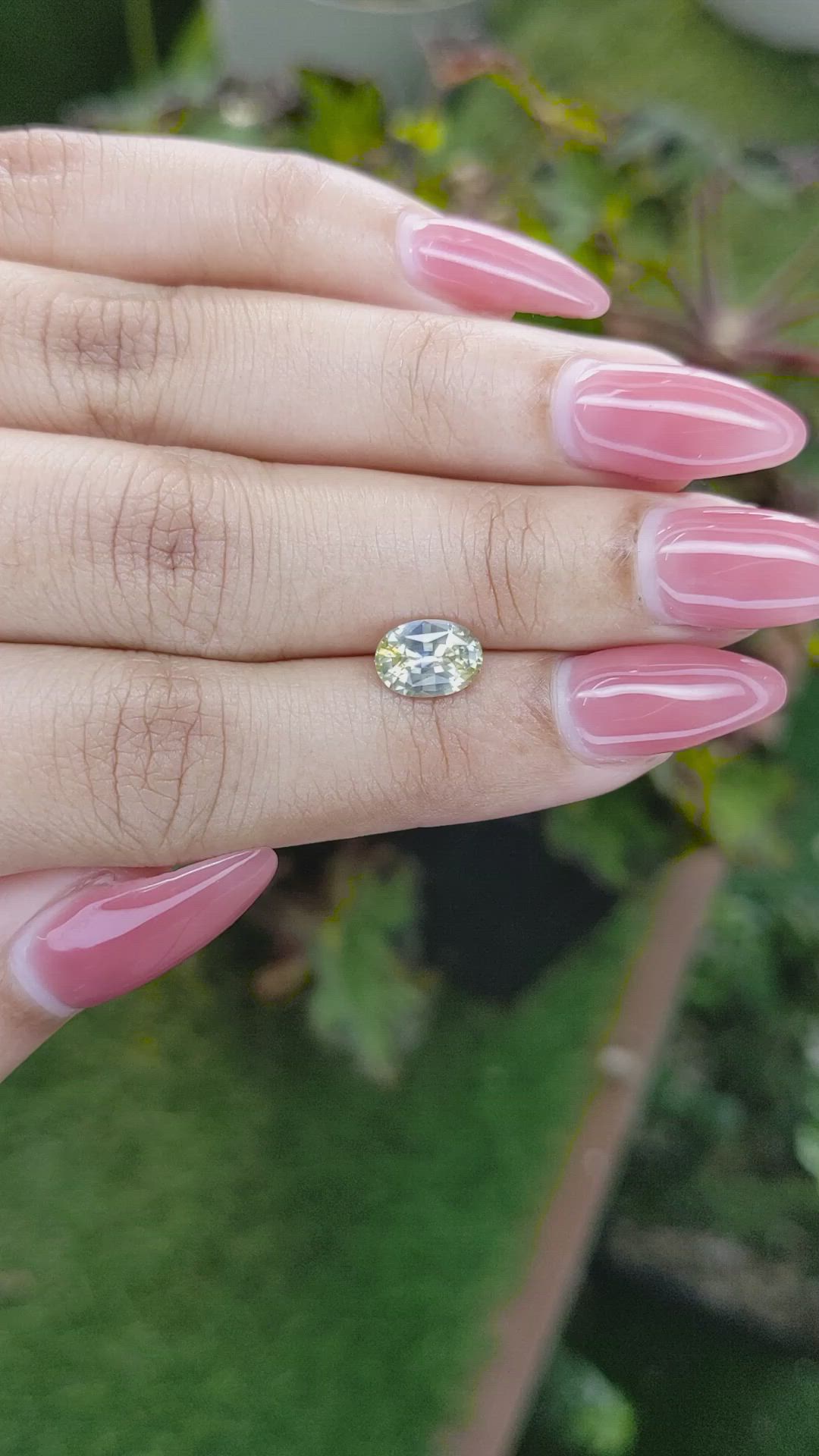 1.50 Ct. Bi Color Sapphire from Ceylon (Sri Lanka) Size Video